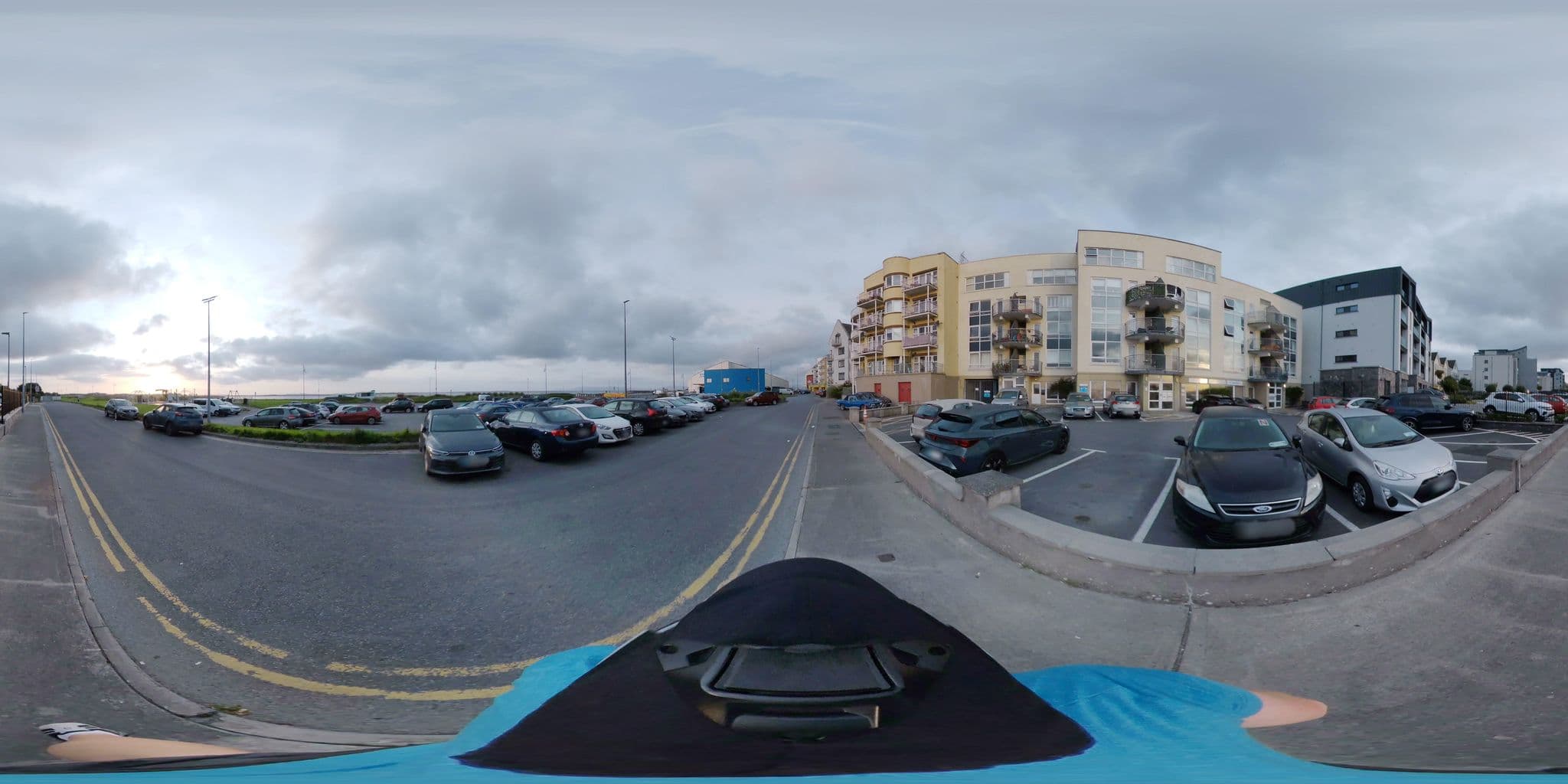 Street view near Shoreline Apartments, Galway — © PhilipBroughton-Mills (CC BY-SA · Mapillary)
