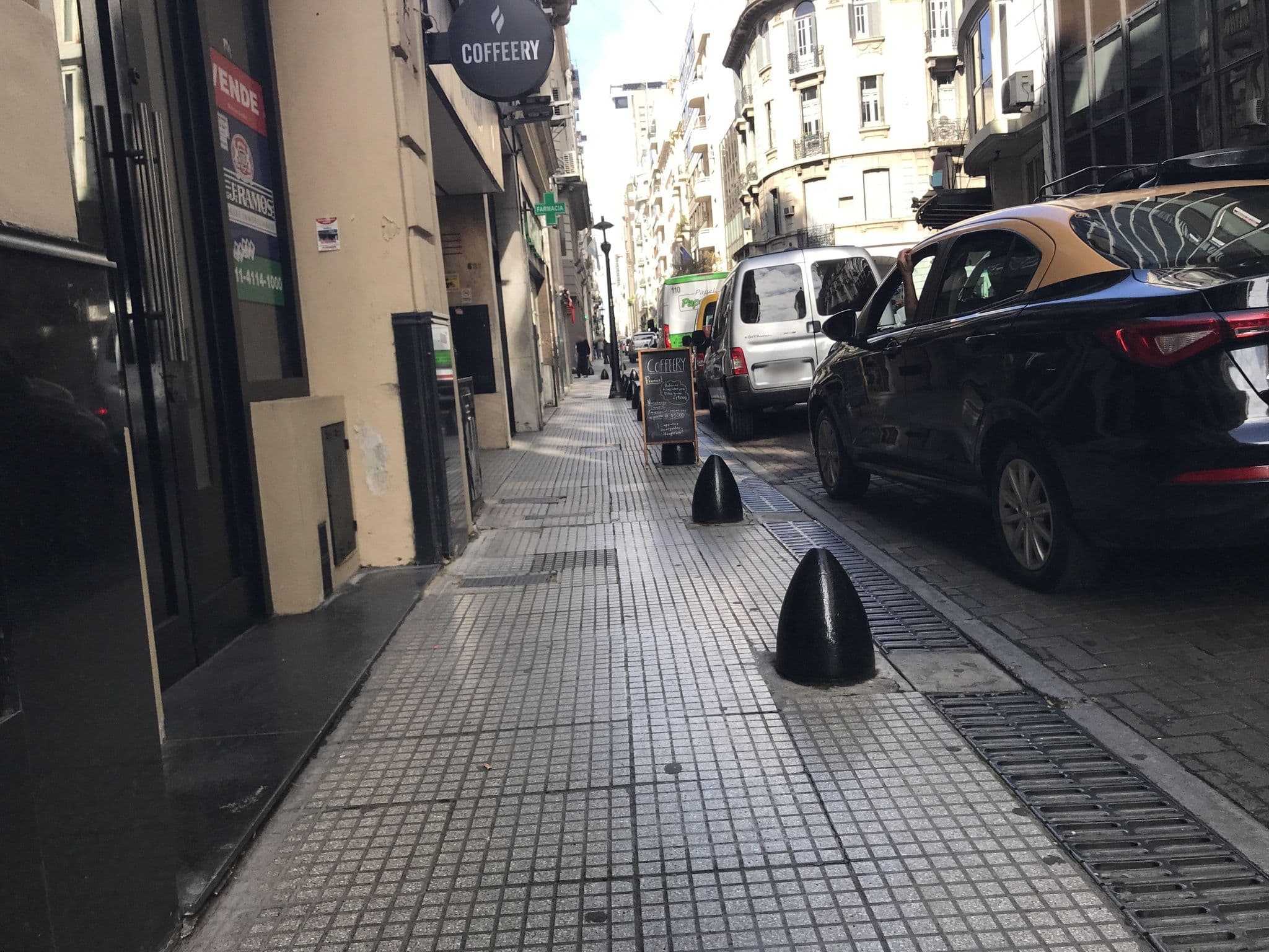 Street view near Hotel Facon Grande, Buenos Aires