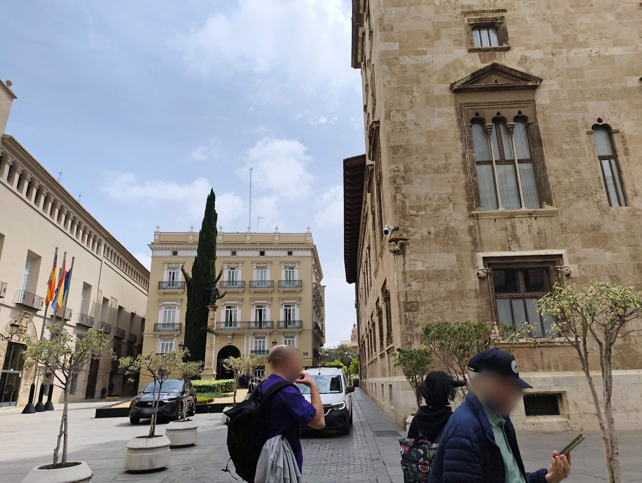 Street view near MYR Hotel Palacio Vallier, Valencia