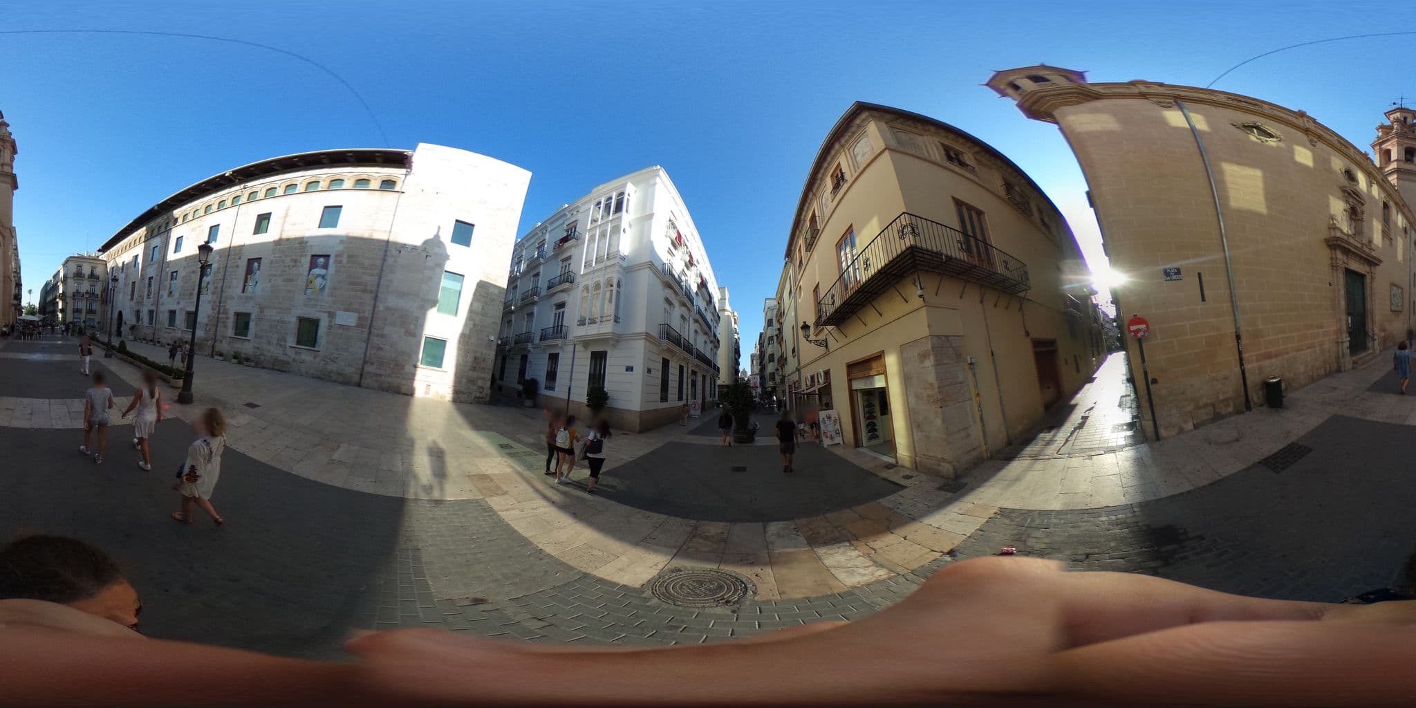 Street view near San Lorenzo Hotel Boutique, Valencia