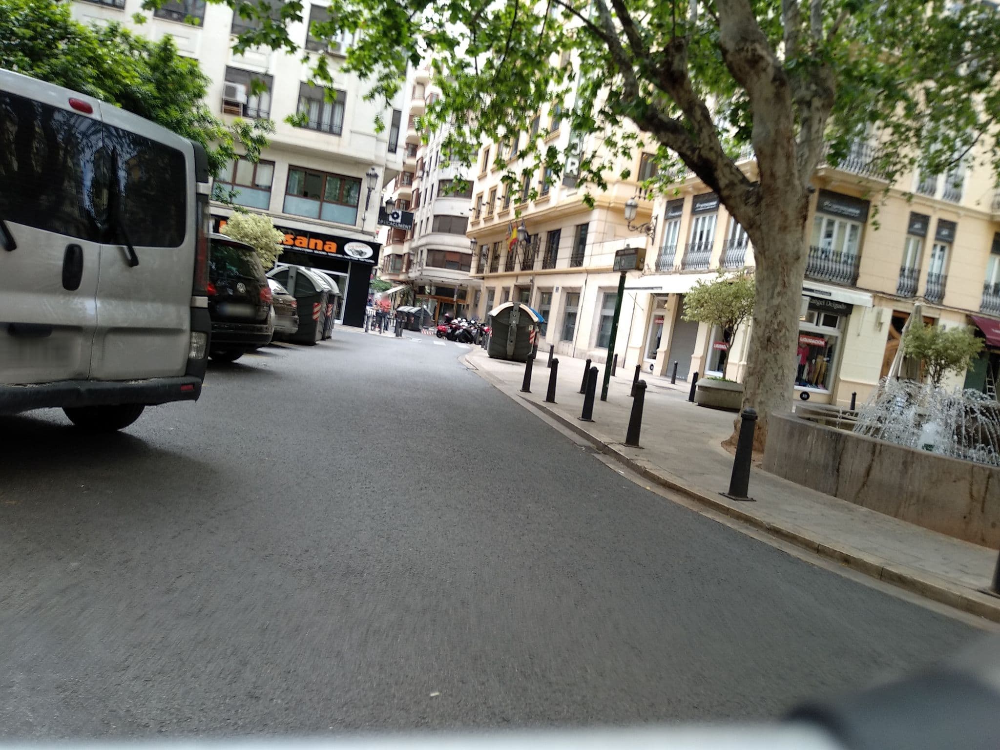 Street view near Hotel Ayre Astoria Palace, Valencia