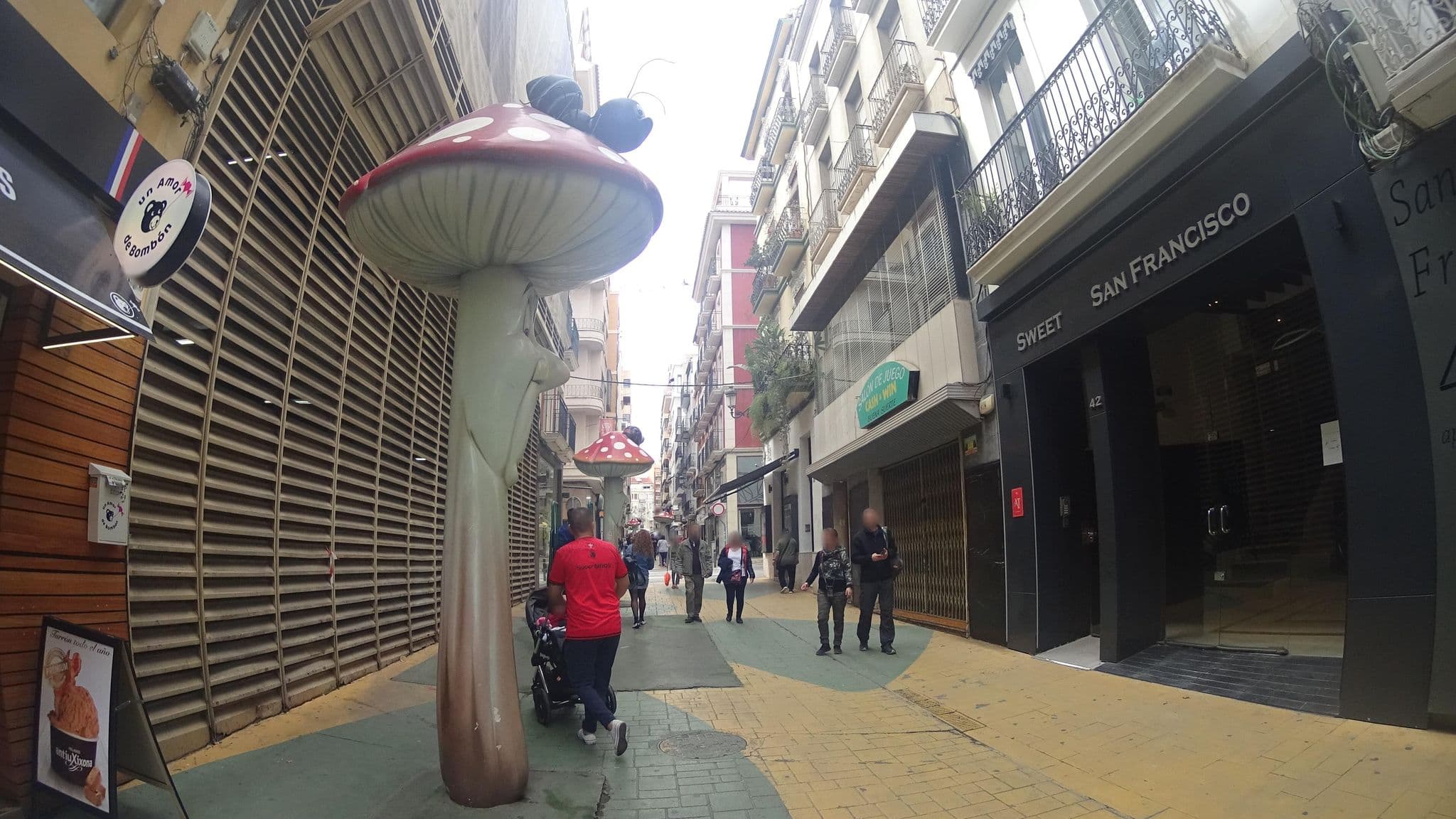 Street view near Sweet San Francisco, Alicante