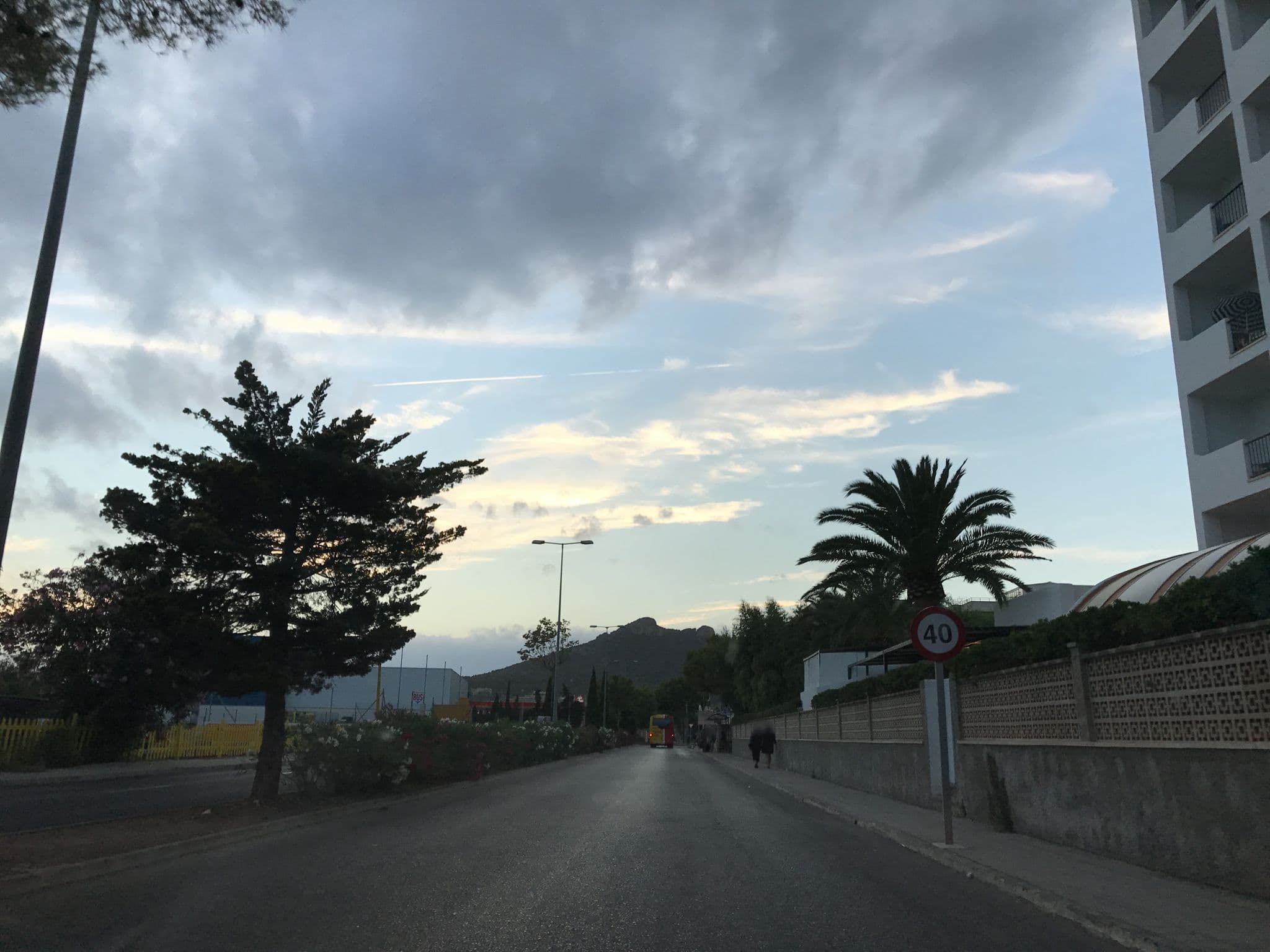 Street view near La Santa Maria, Cala Millor