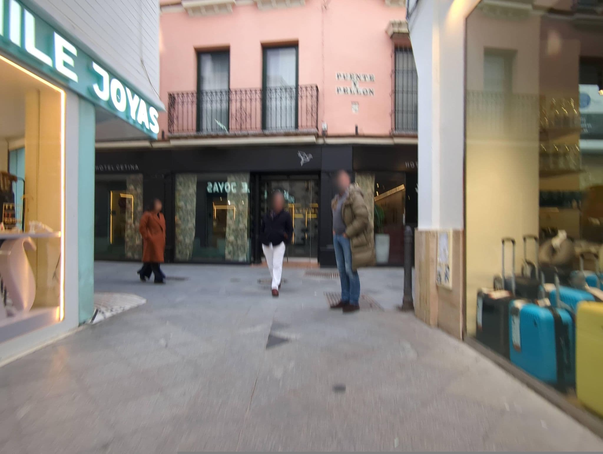 Street view near Hotel Cetina Casa de las Telas, Sevilla, Sevilla