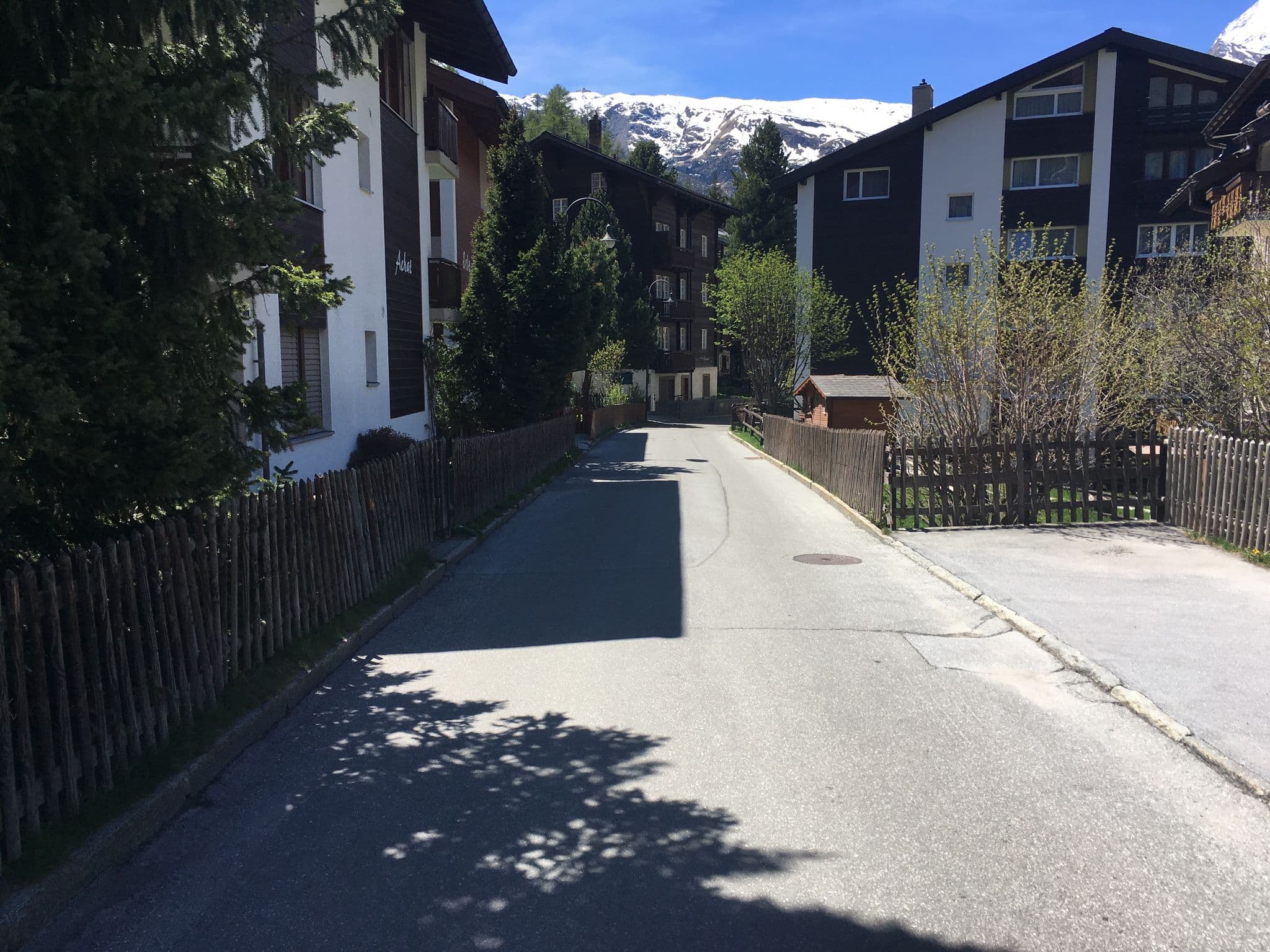 Street view near Chalet Agade, Zermatt