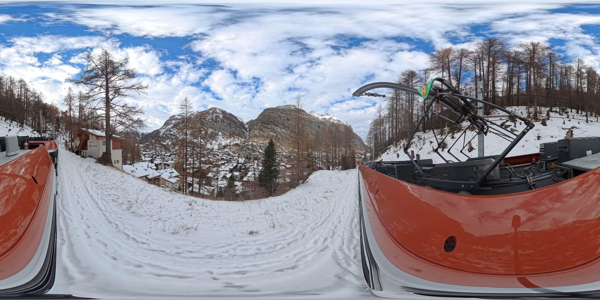 Street view near Diamant, Zermatt