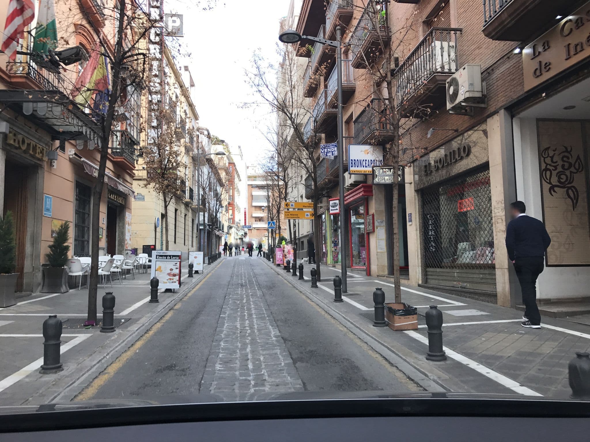 Street view near Hotel Colombia, Granada — © rainerup (CC BY-SA · Mapillary)