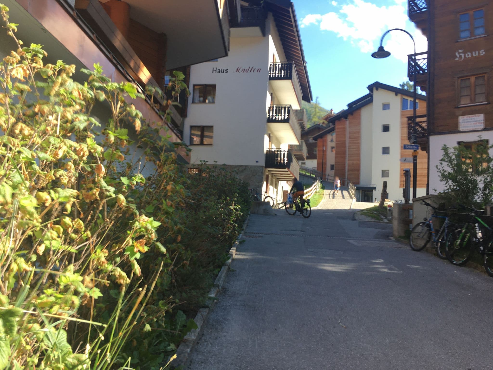Street view near Chalet Abacus, Zermatt