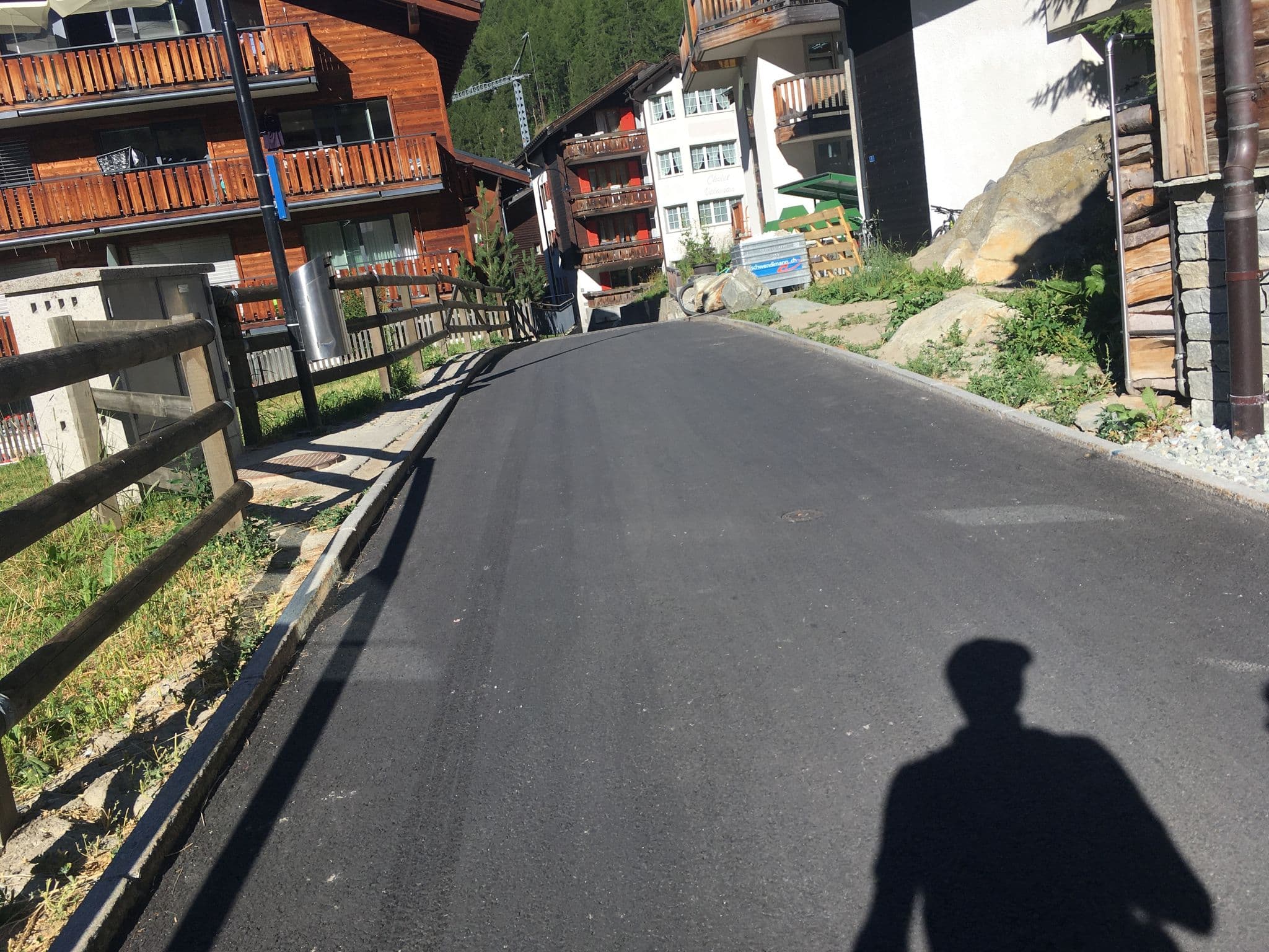 Street view near Little Dream House, Zermatt
