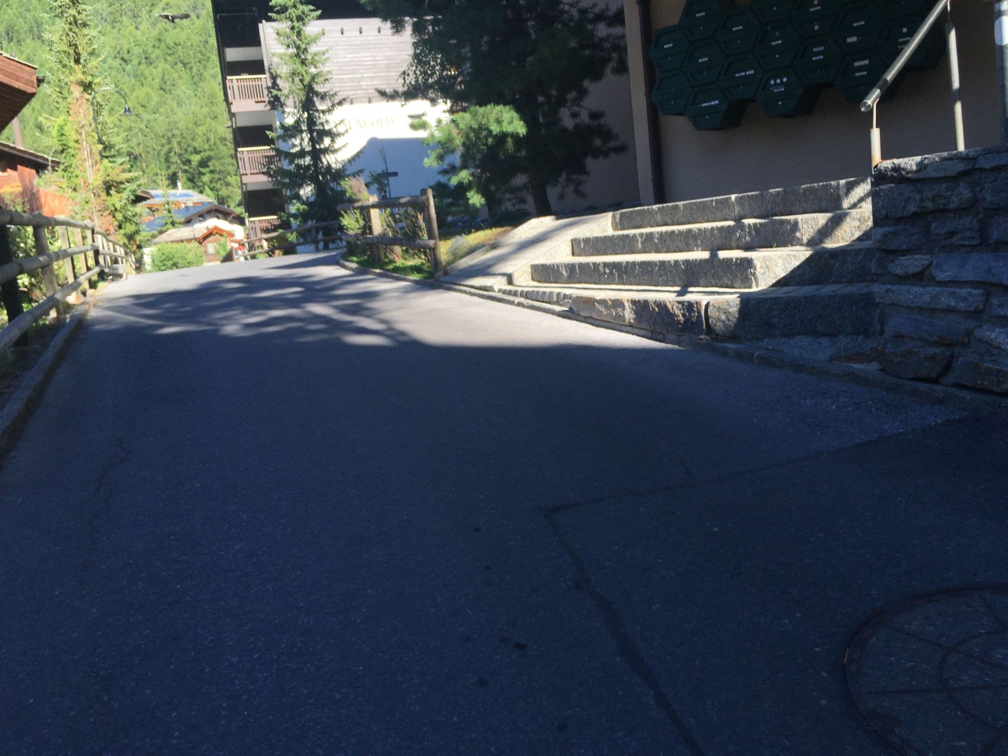 Street view near Haus Balma, Zermatt