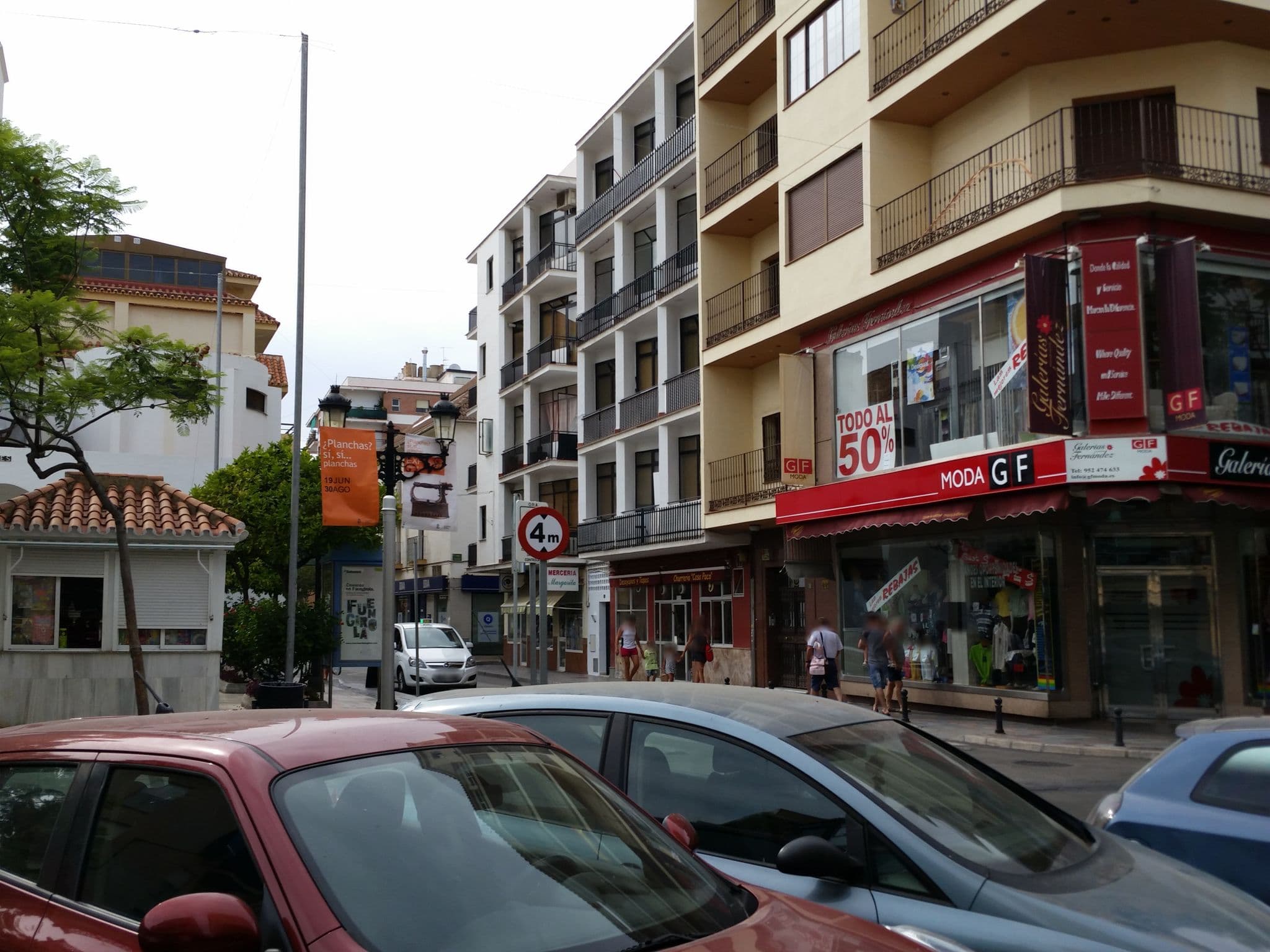 Street view near Fuengirola beach, Fuengirola
