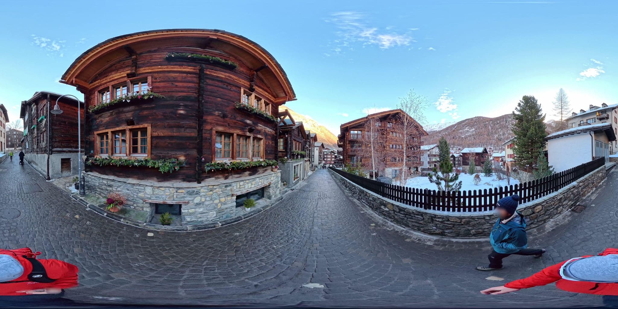 Street view near Schirle, Zermatt