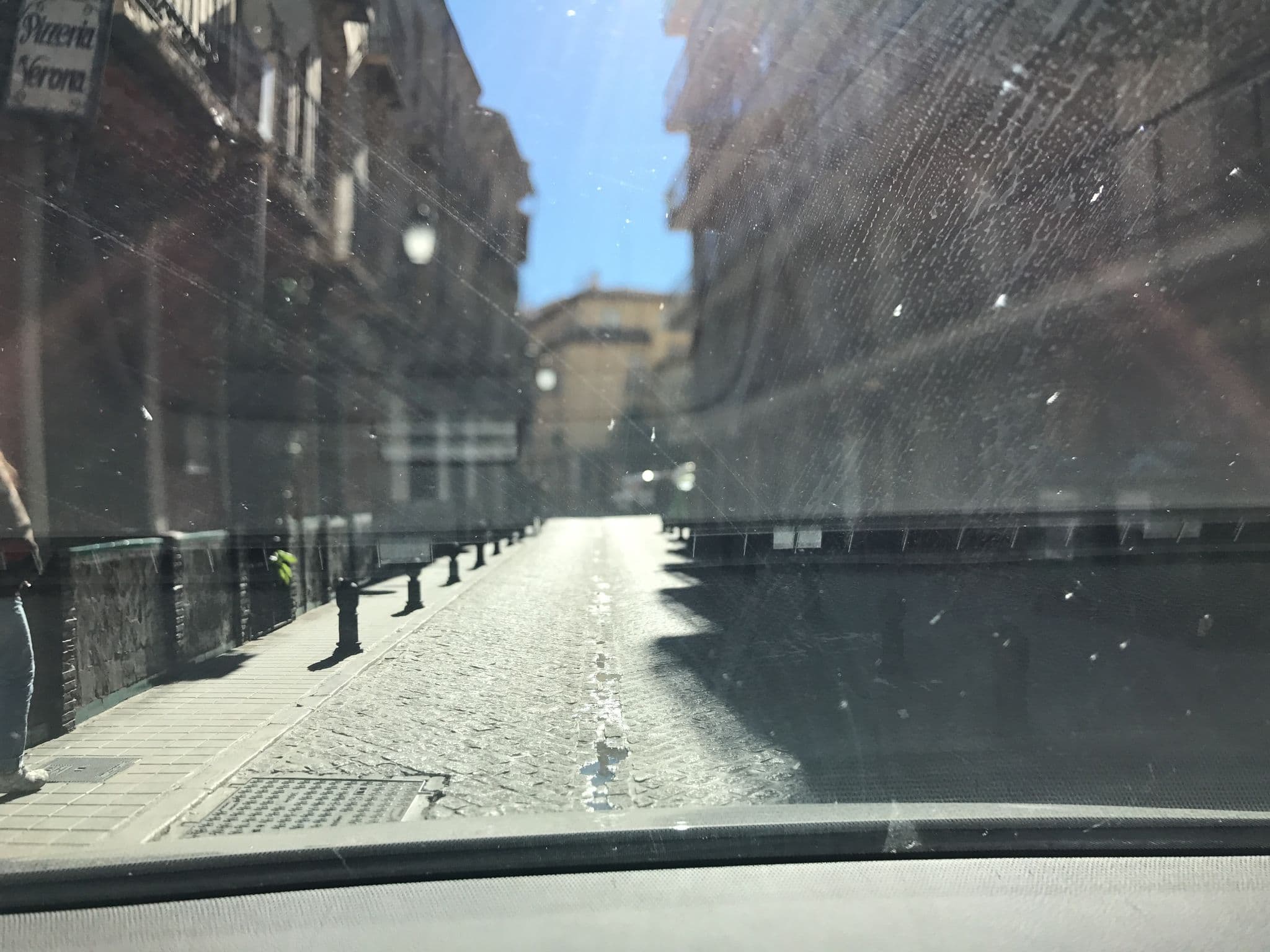 Street view near Hotel Cedrán, Granada