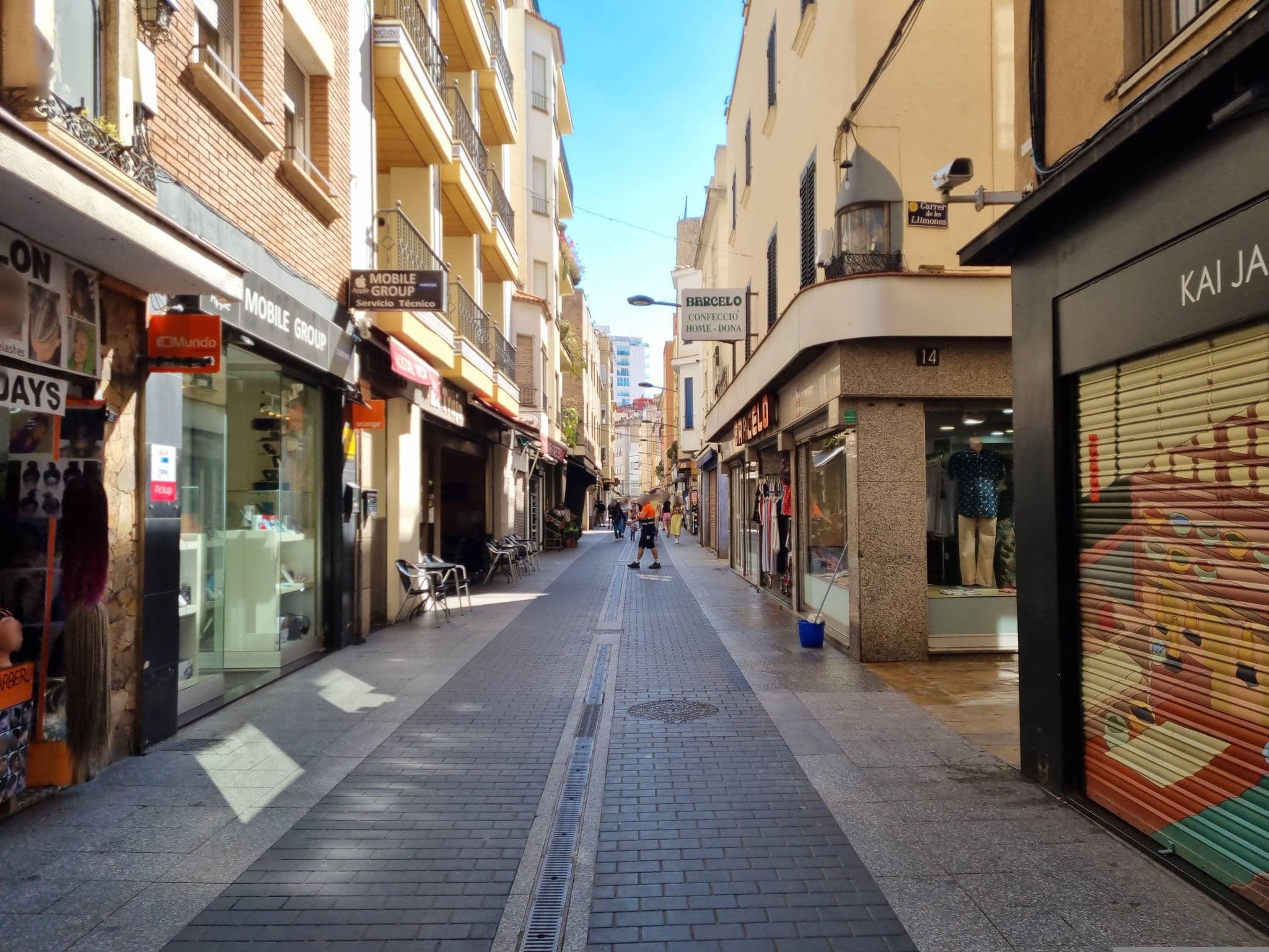 Street view near Hostal Vila del Mar, Lloret de Mar