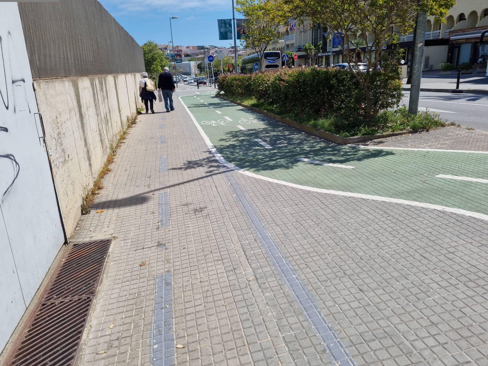 Street view near Evenia Olympic Park, Lloret de Mar