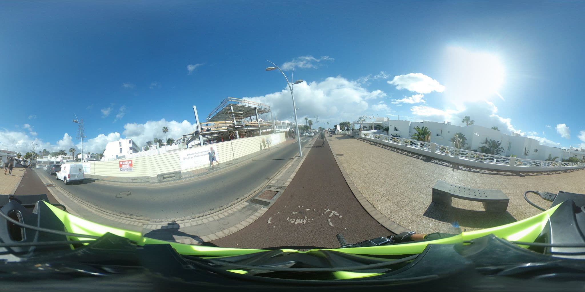 Street view near Lani's Suites Deluxe, Puerto del Carmen
