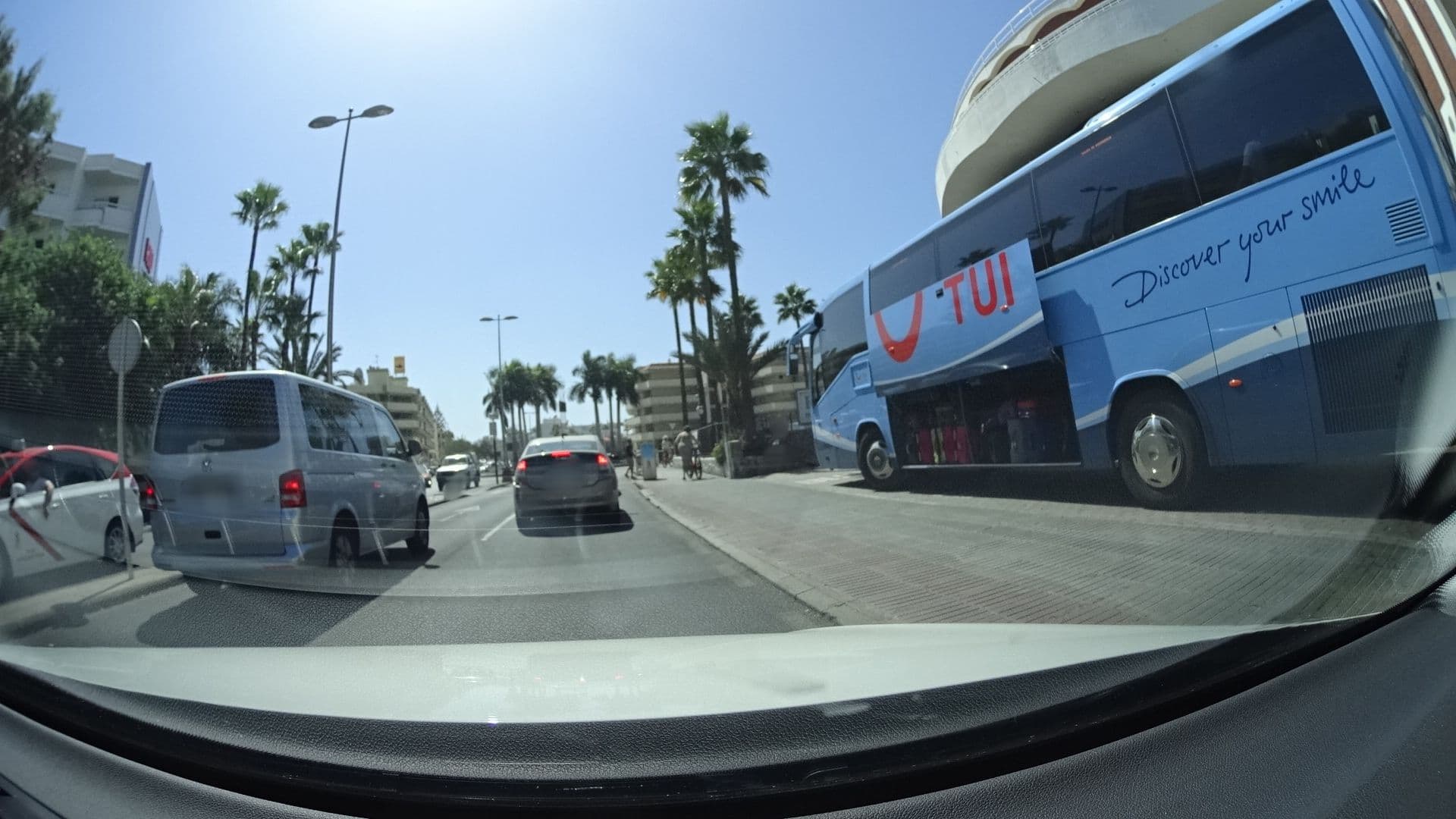 Street view near Sol Barbacan, Playa del Ingles