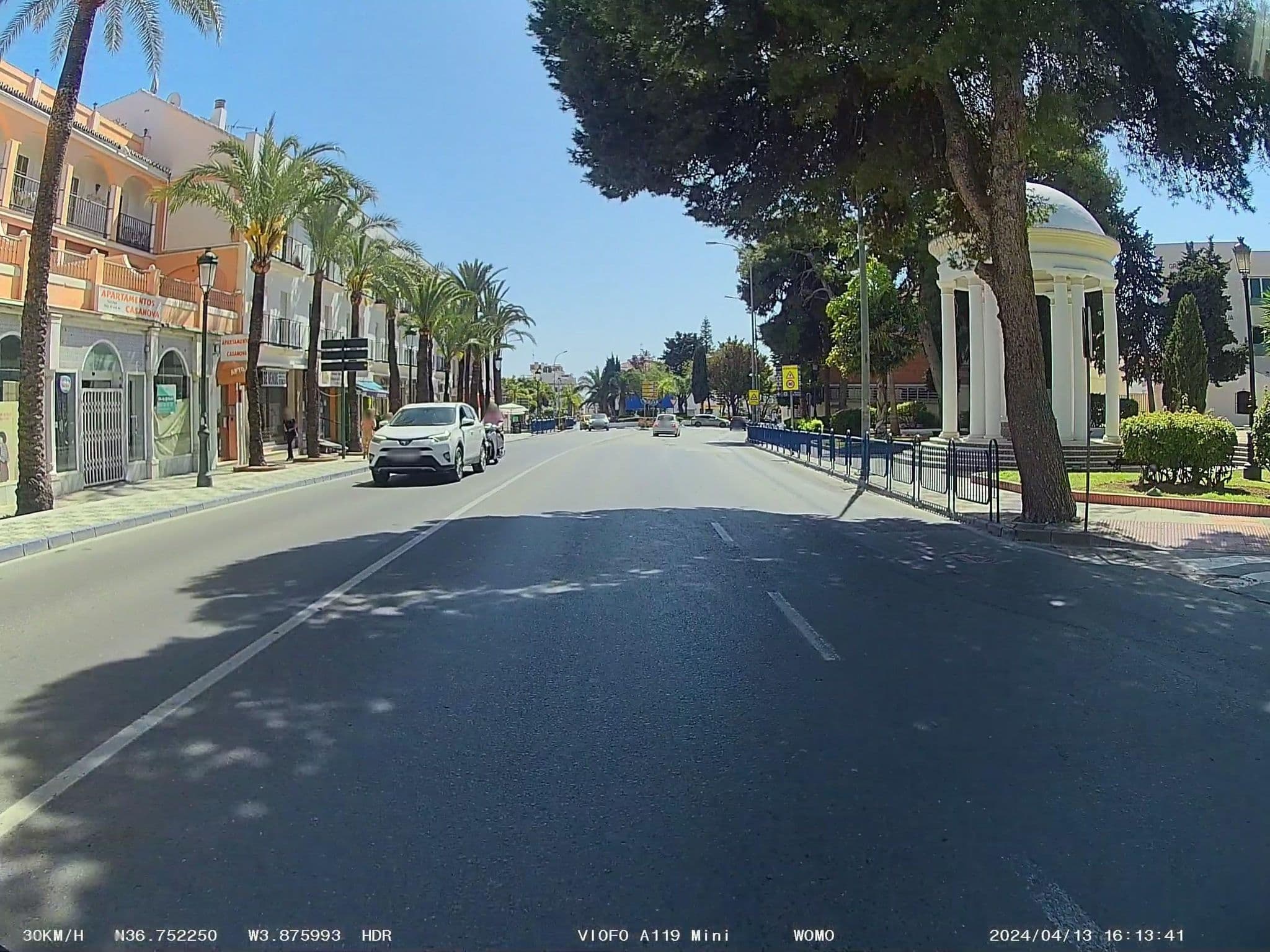 Street view near Apartamentos Casanova, Nerja