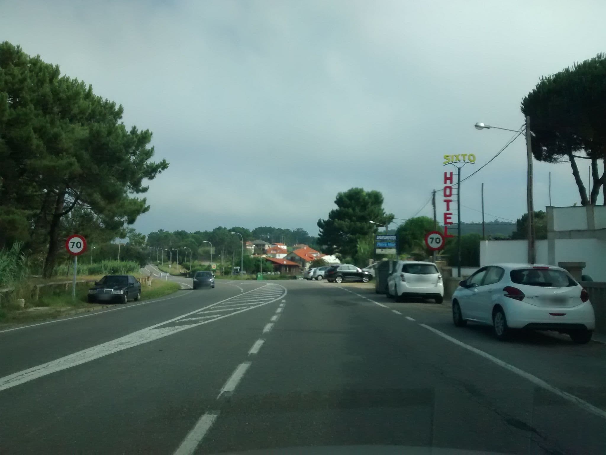 Street view near Hotel Sixto, Portonovo — © msevilla00 (CC BY-SA · Mapillary)