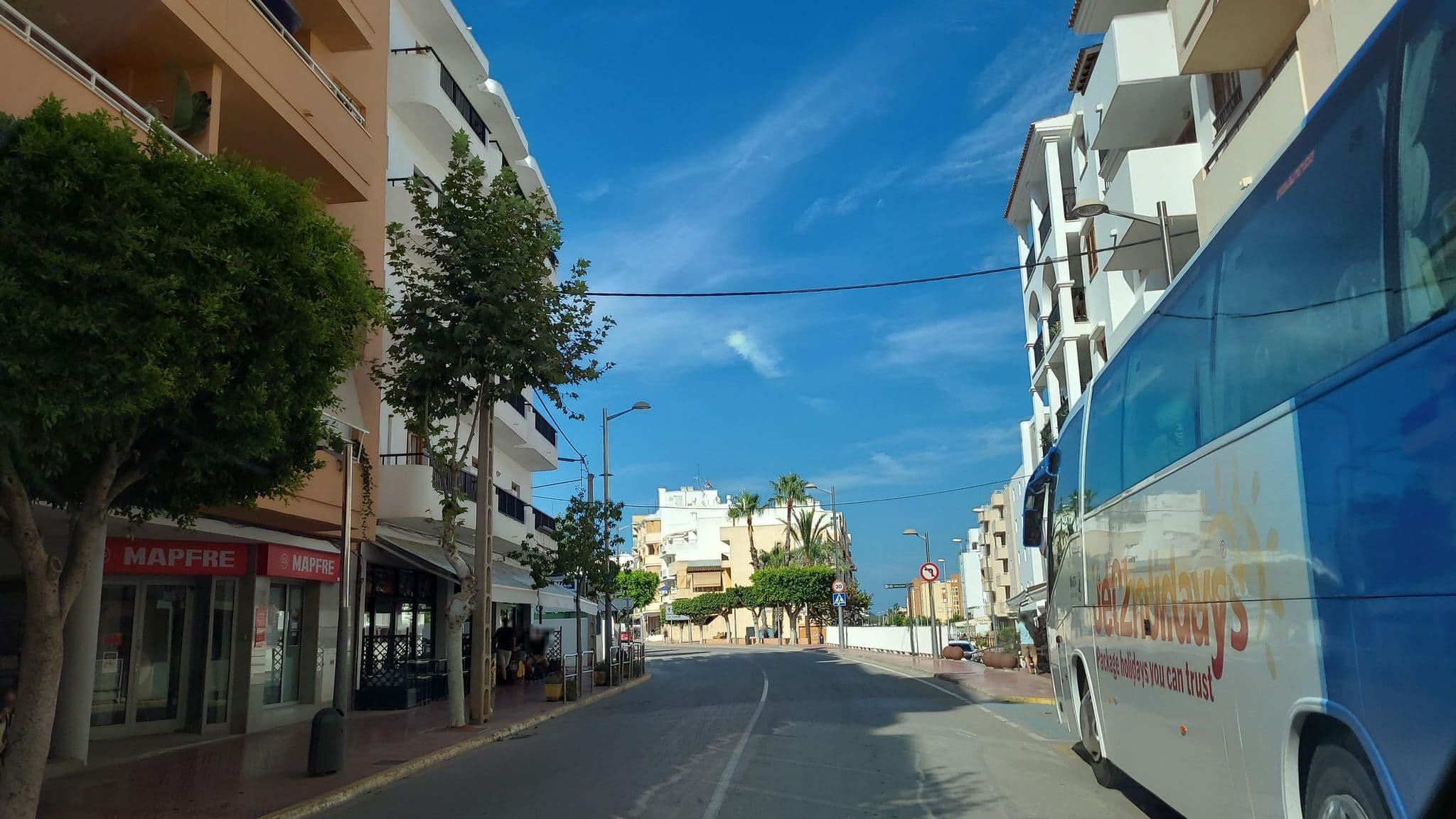 Street view near HOSTAL SANTA EULÀLIA S.R.L., Santa Eulària des Riu — © Lukas1976 (CC BY-SA · Mapillary)