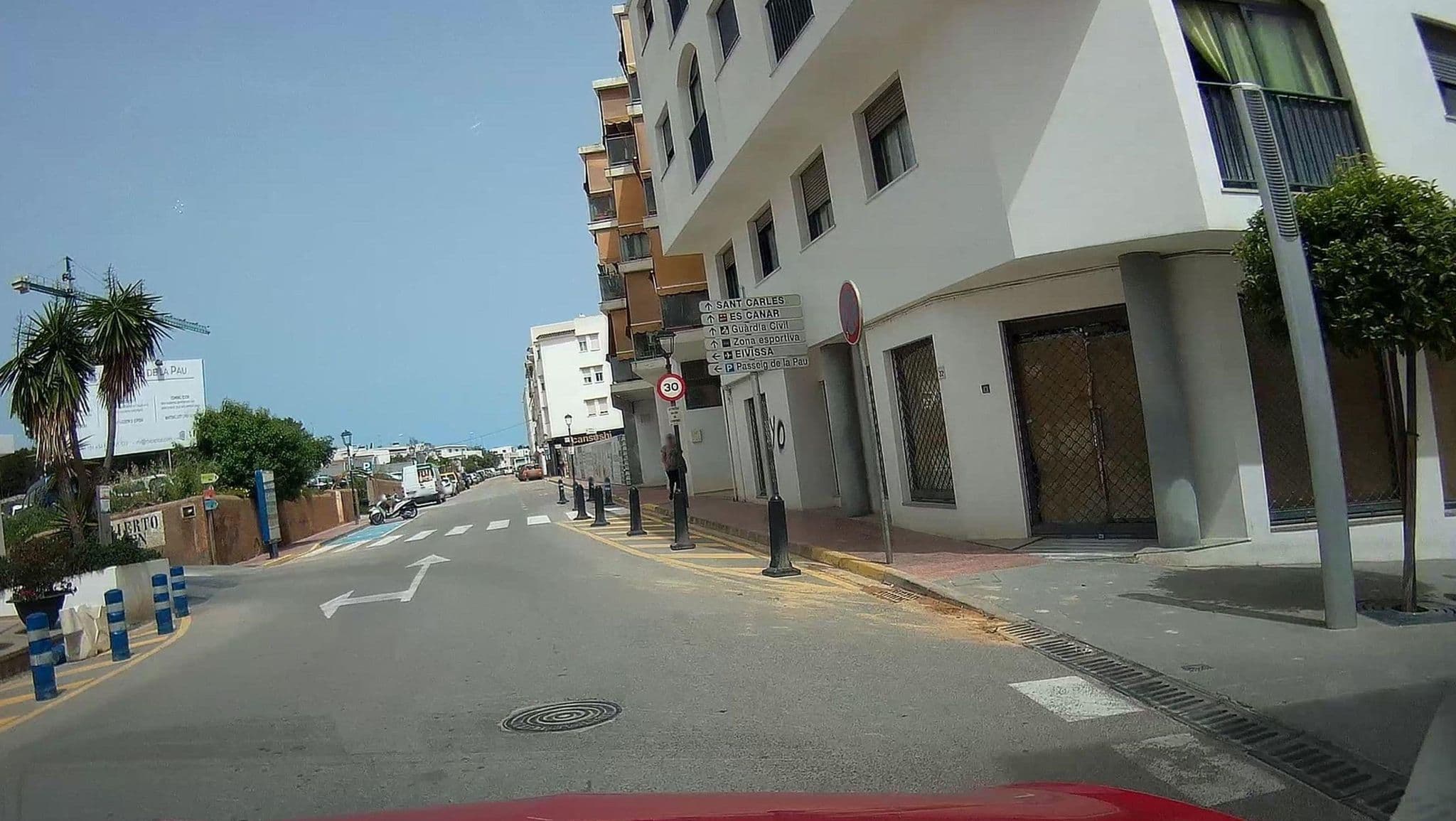 Street view near Hostal Rey, Santa Eulària des Riu — © micmin1972 (CC BY-SA · Mapillary)