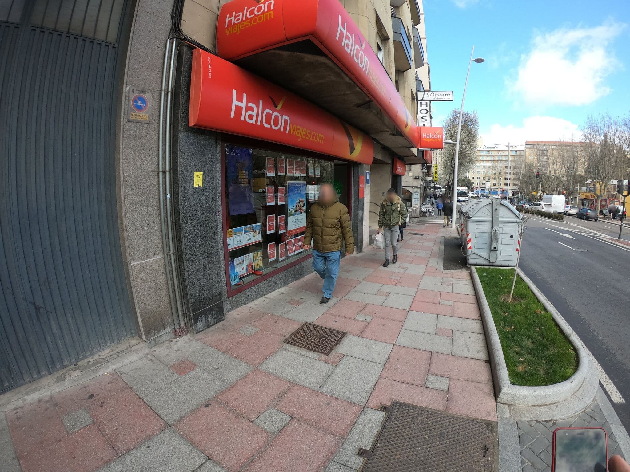Street view near Hostal I Dream Salamanca, Santa Marta de Tormes — © sanchi (CC BY-SA · Mapillary)