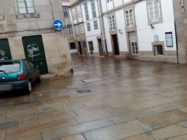 Street view near Hostal Forest, Santiago de Compostela