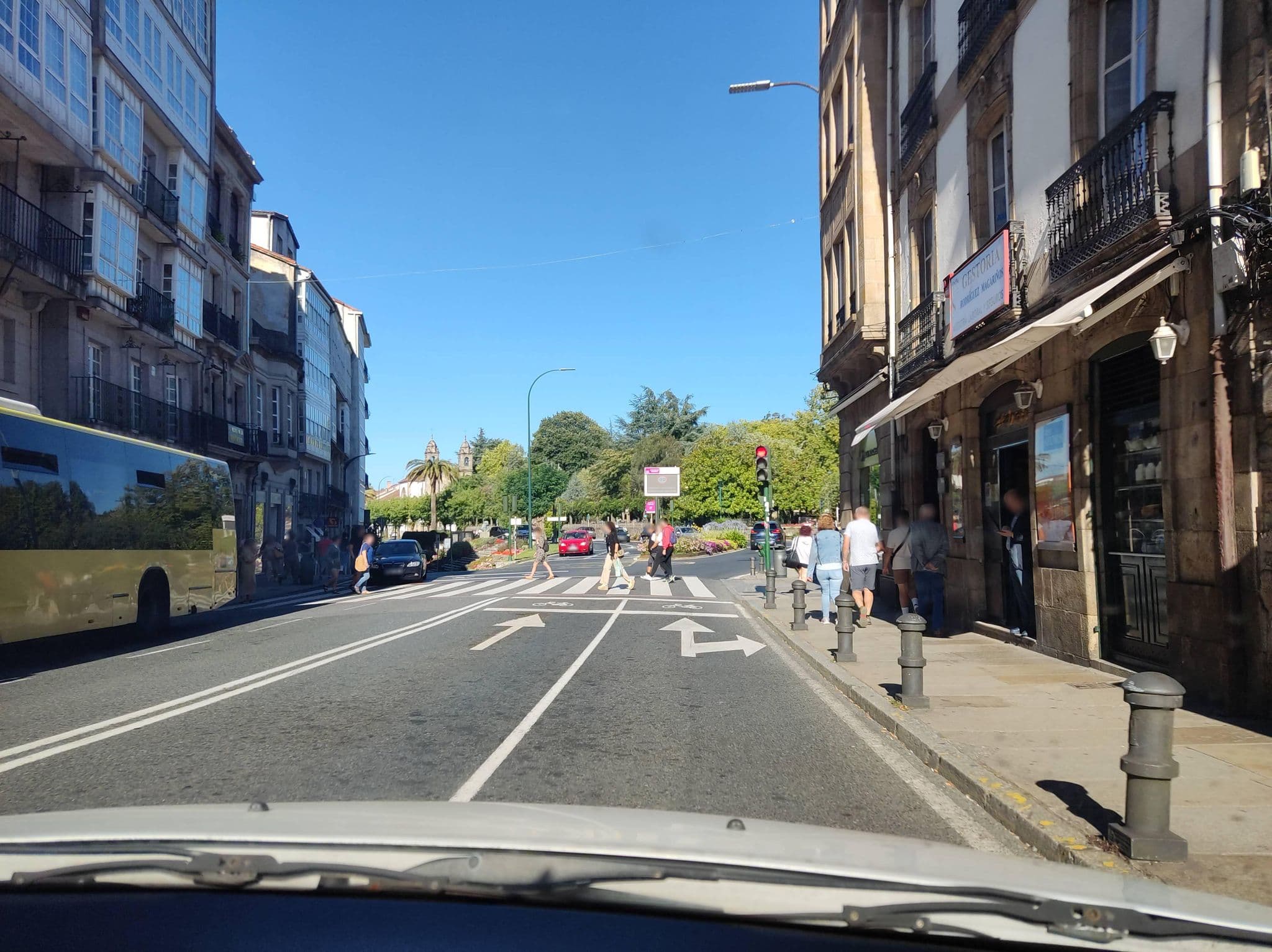 Street view near Hostel Santiago, Santiago de Compostela