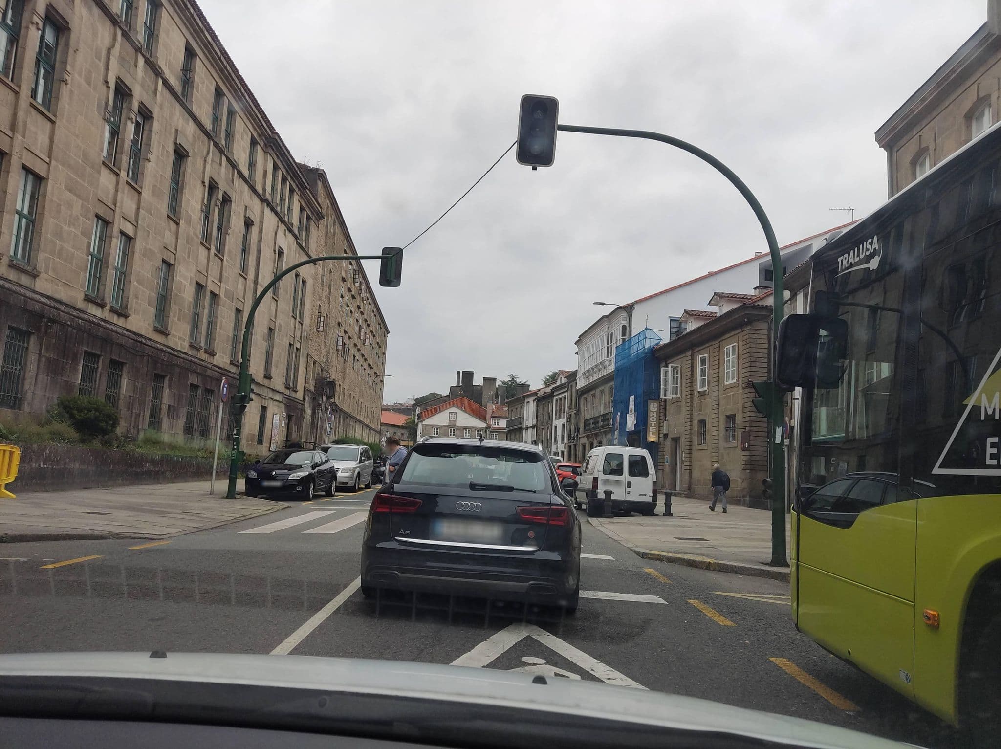 Street view near Santa Filomena, Santiago de Compostela