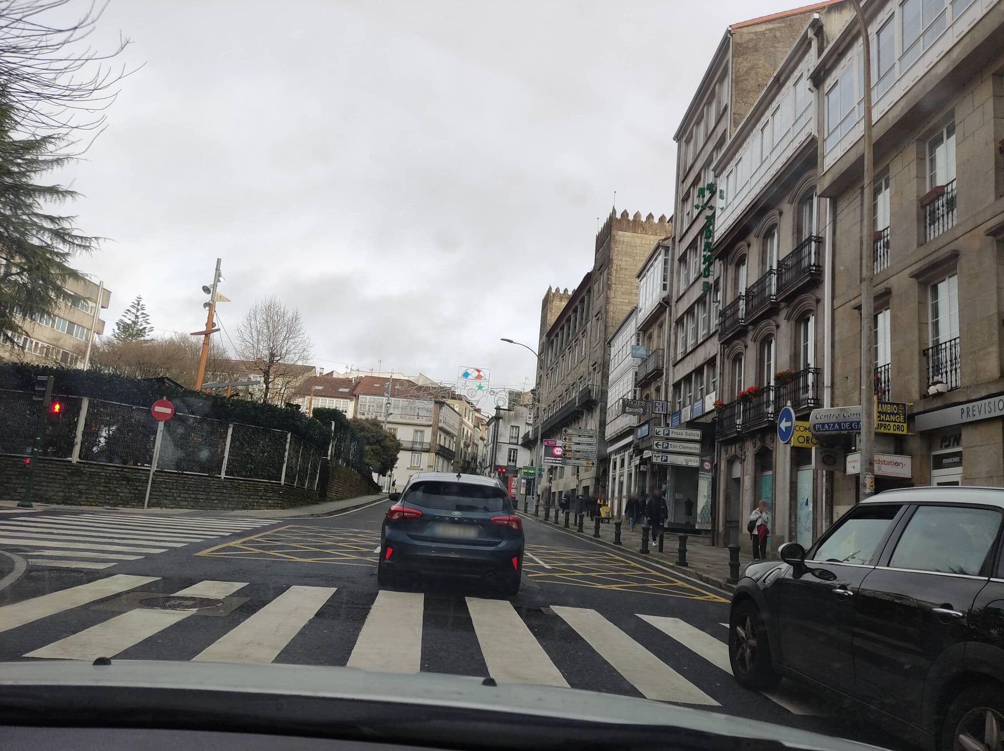 Street view near PR Plaza de Galicia (Santiago de Compostela), Santiago de Compostela