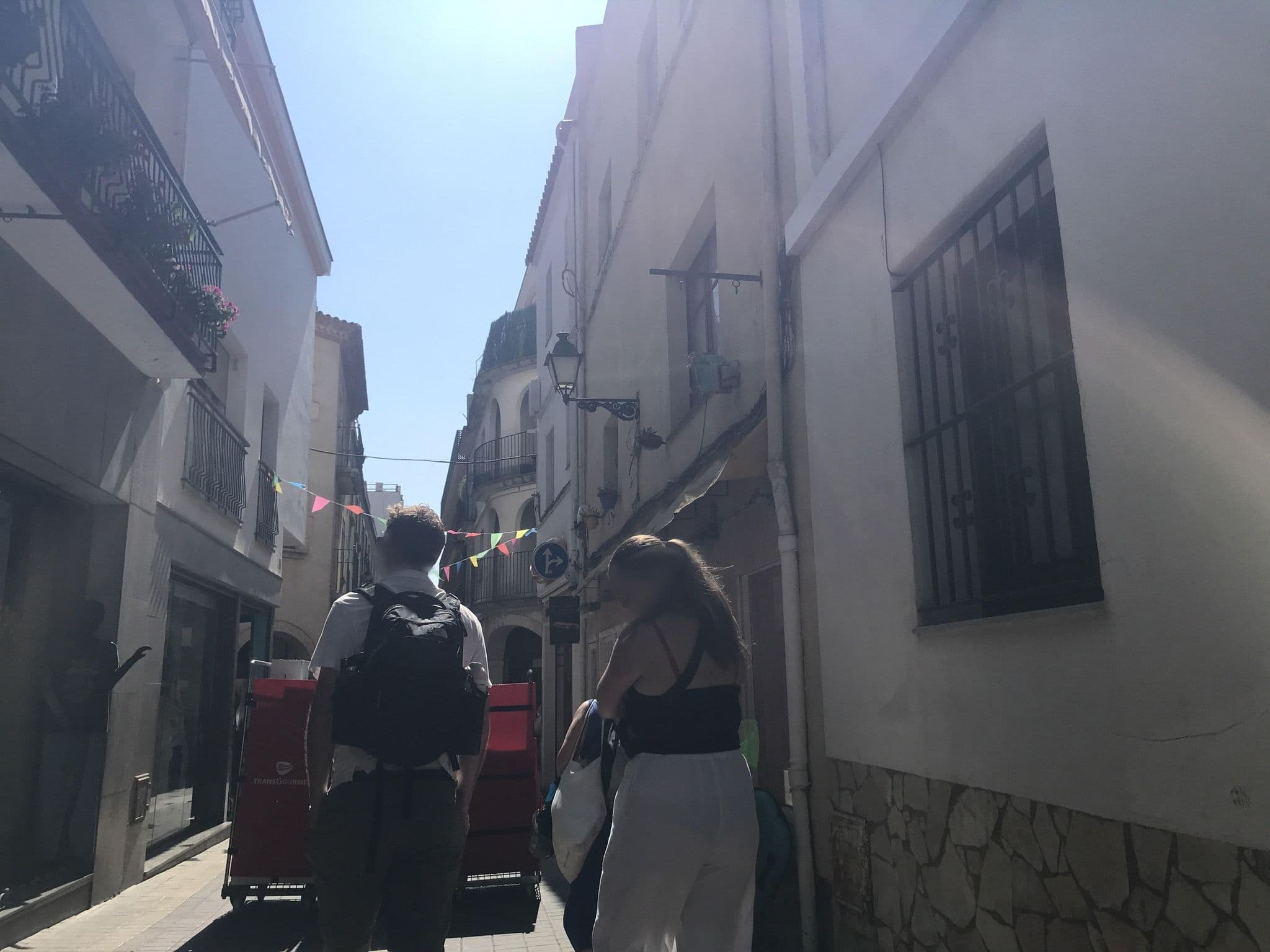 Street view near Hostal Mediterráneo, Tossa de Mar — © miguel_andrade (CC BY-SA · Mapillary)