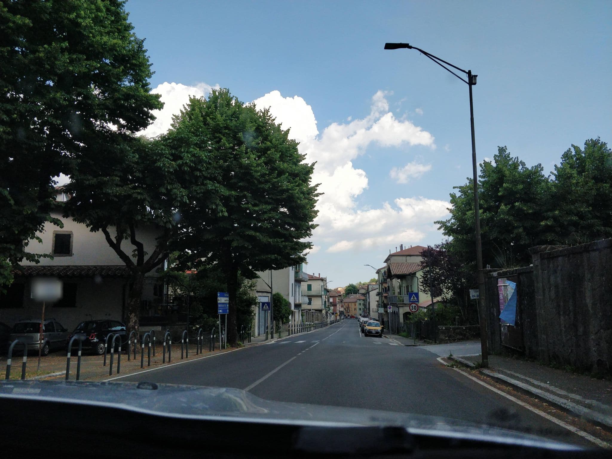 Street view near Hotel Ristorante StellAmiata, Abbadia San Salvatore — © panbauletto (CC BY-SA · Mapillary)