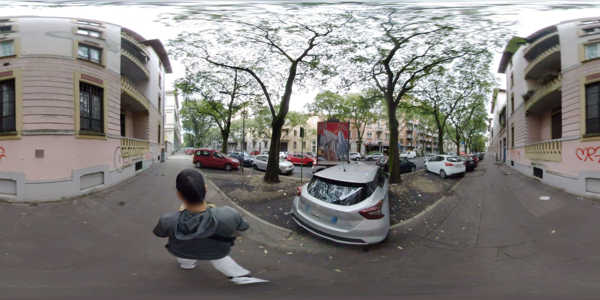 Street view near Hotel Lombardia Milano, Brera