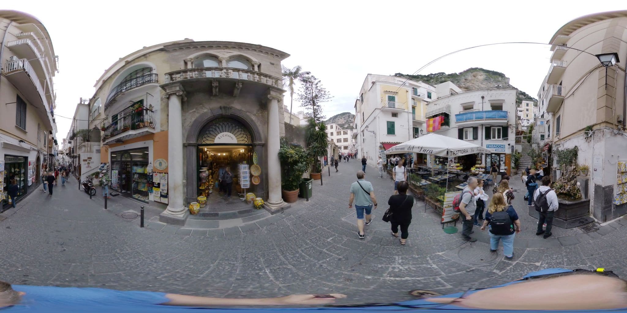 Street view near Palazzo Gargano-rooms with private terrace, Amalfi — © stefan-RolfsRom (CC BY-SA · Mapillary)