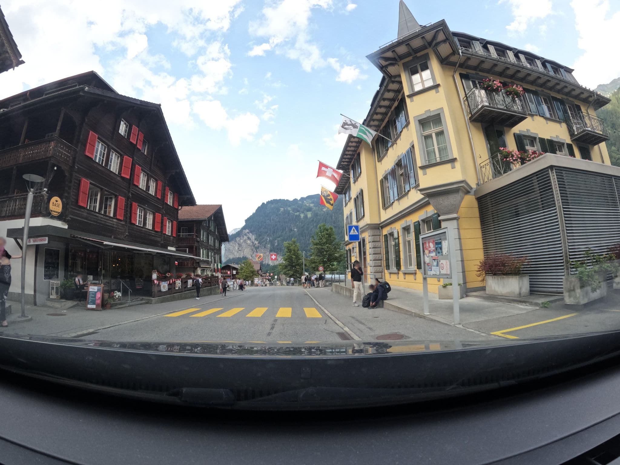 Street view near Base Cafe, Lauterbrunnen — © vinisa (CC BY-SA · Mapillary)