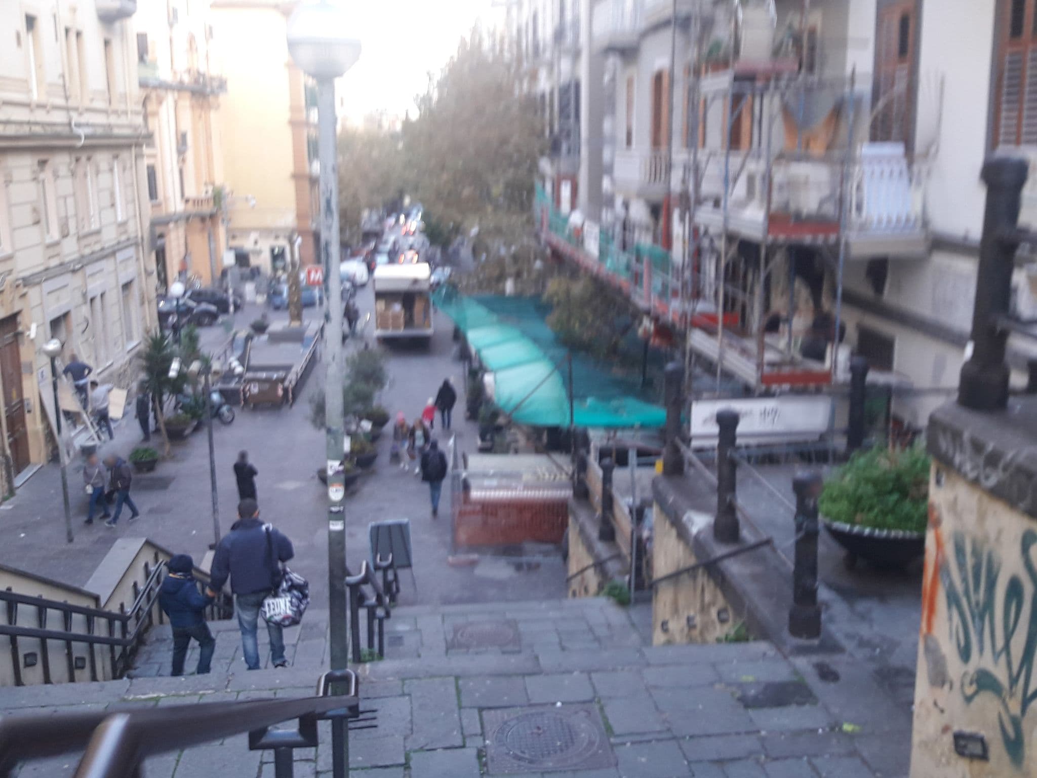 Street view near Hotel Cimarosa, Vomero — © eleonora10 (CC BY-SA · Mapillary)