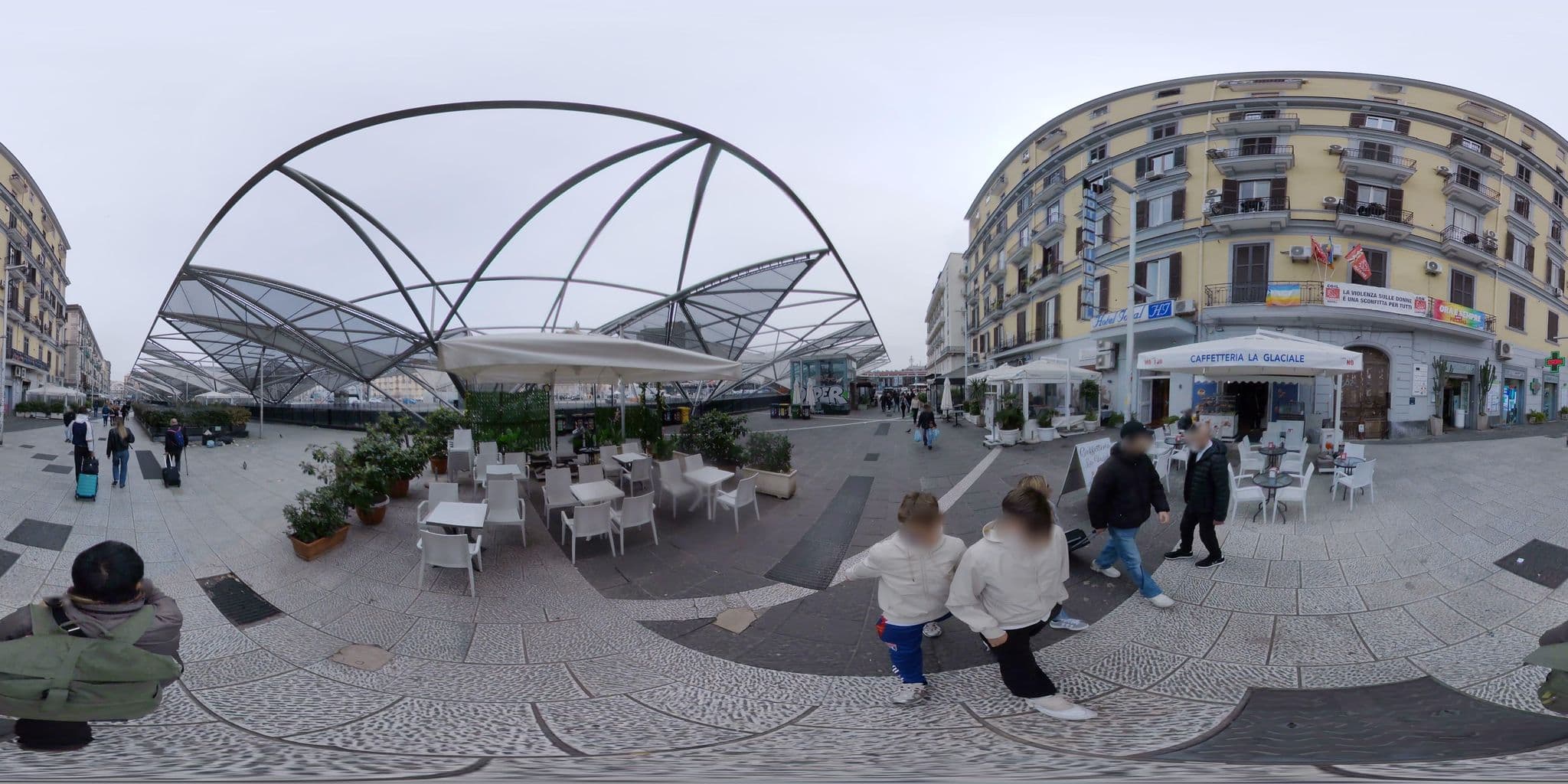 Street view near H22 Hotel Napoli, Naples — © mapconcierge (CC BY-SA · Mapillary)