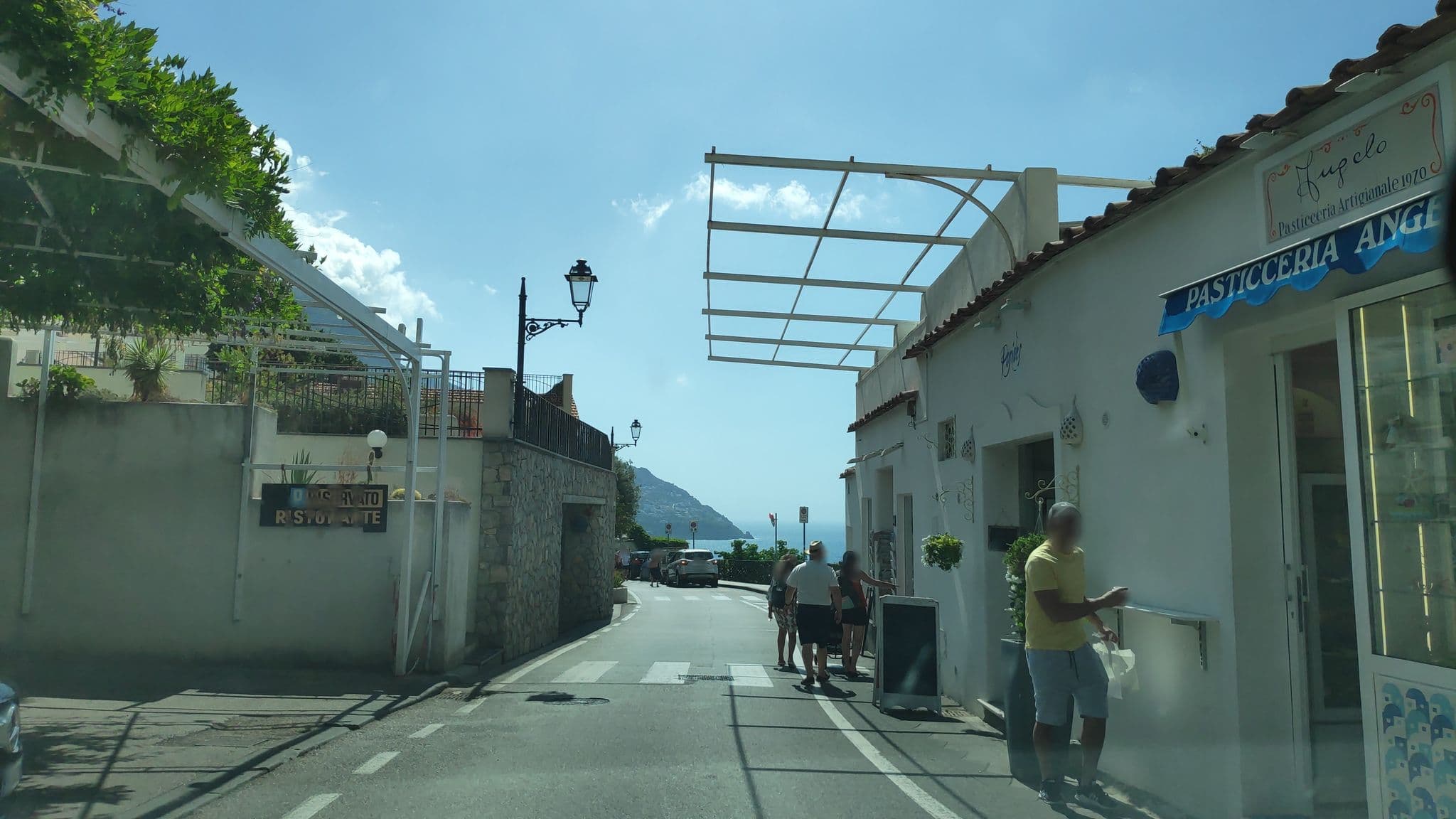 Street view near Villa Yiara, Positano — © marcuscalabresus (CC BY-SA · Mapillary)