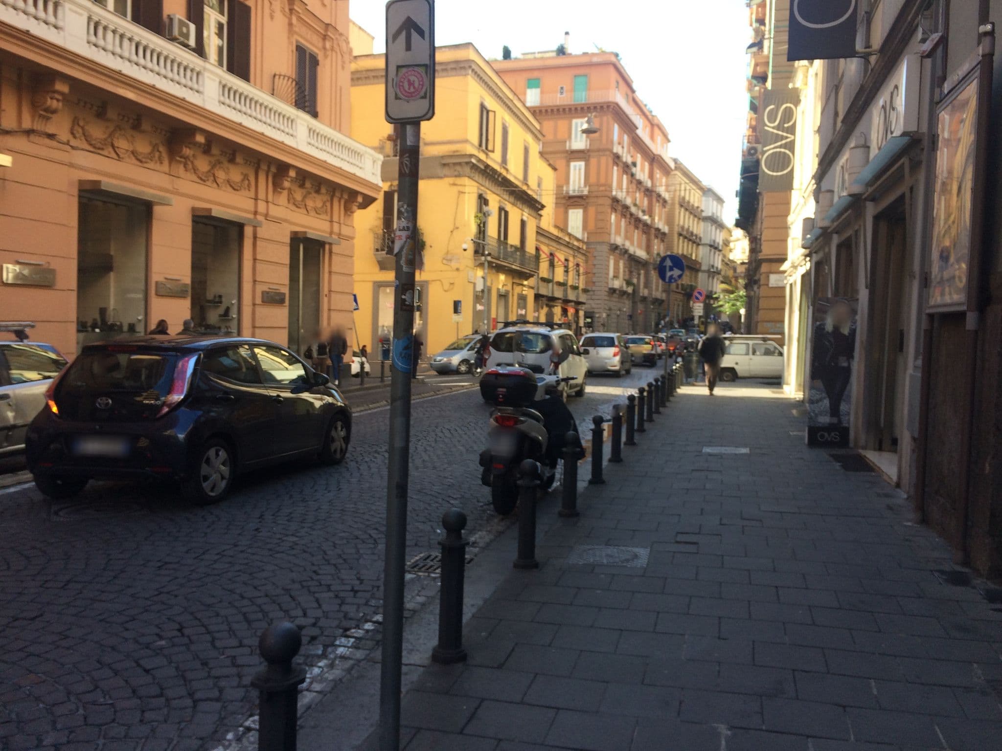Street view near Prestige Rooms Chiaia Hotel, Vomero — © marvi (CC BY-SA · Mapillary)