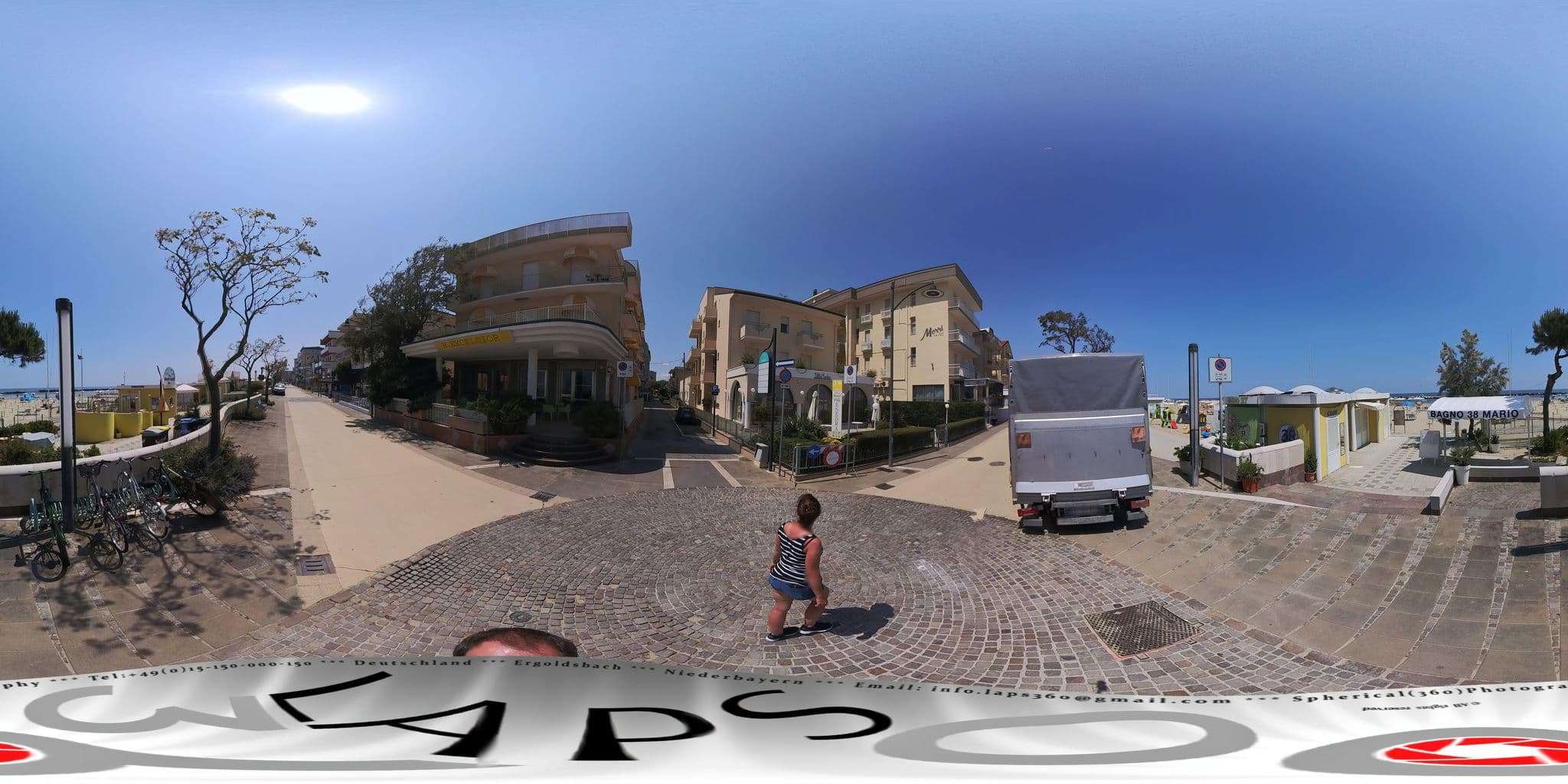 Street view near Hotel Villa Esedra, Bellaria-Igea Marina — © LAPS360 (CC BY-SA · Mapillary)