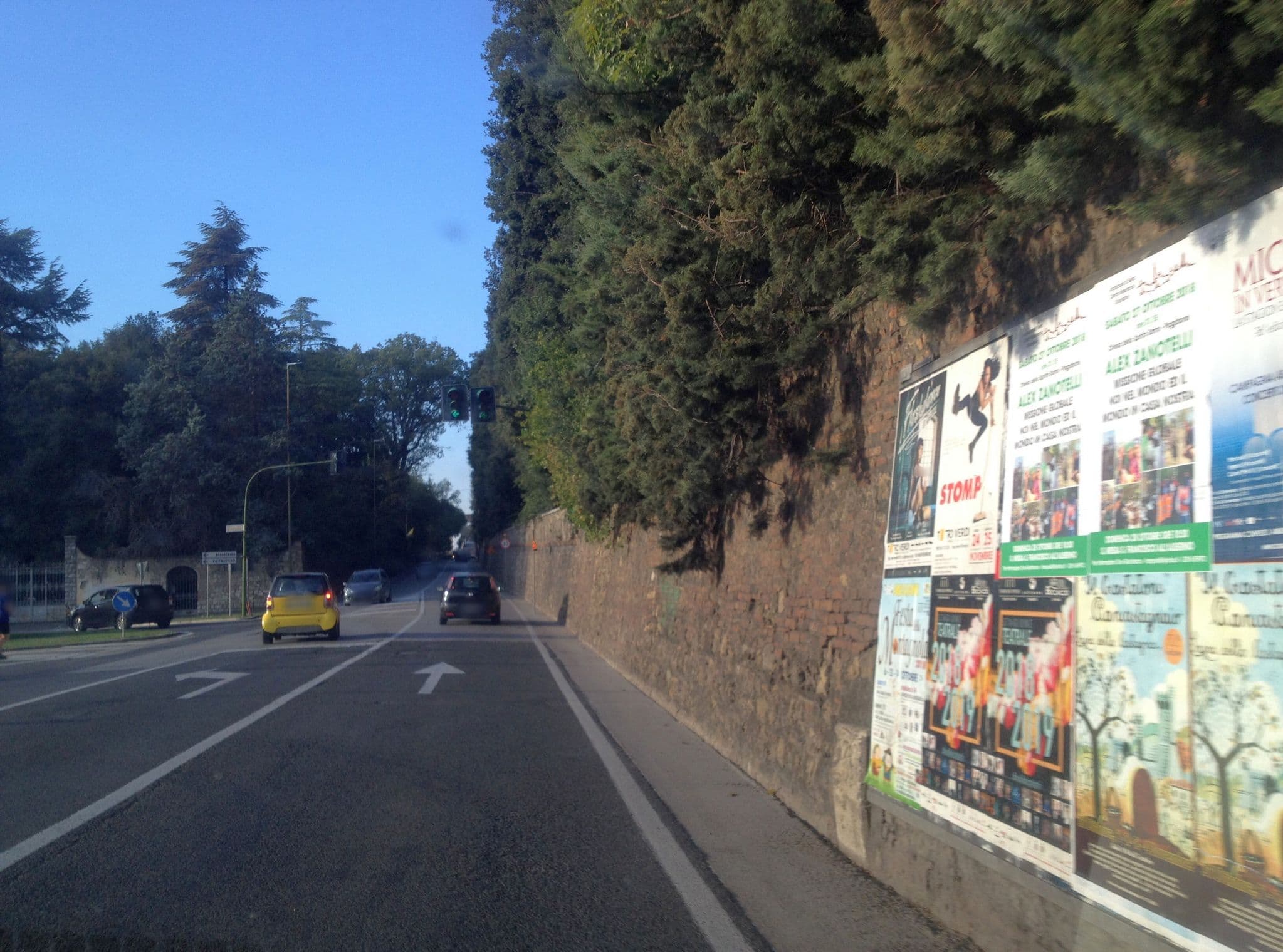 Street view near Villa Le camelie Siena, Belverde — © istefanos (CC BY-SA · Mapillary)