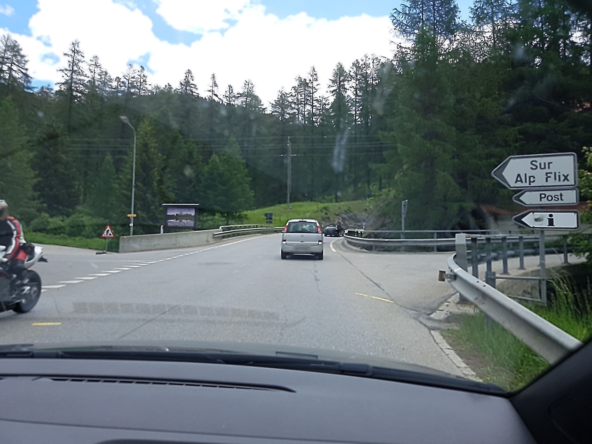 Street view near Edelweiss, St. Moritz