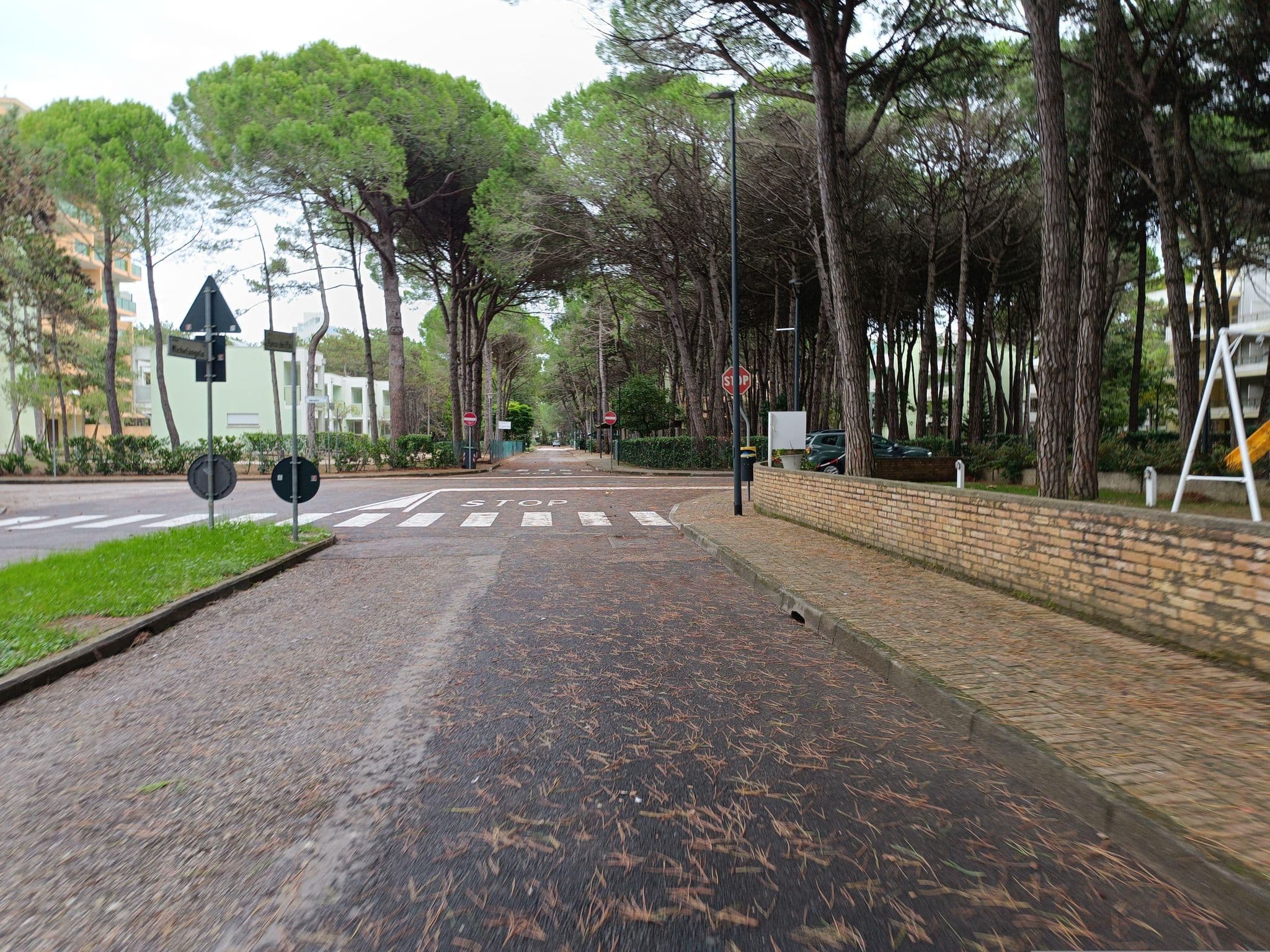 Street view near Hotel Airone di Selva Marco, Bibione