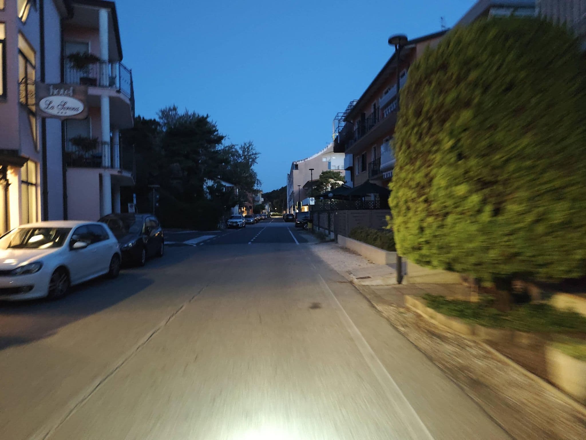 Street view near Hotel La Serena, Bibione