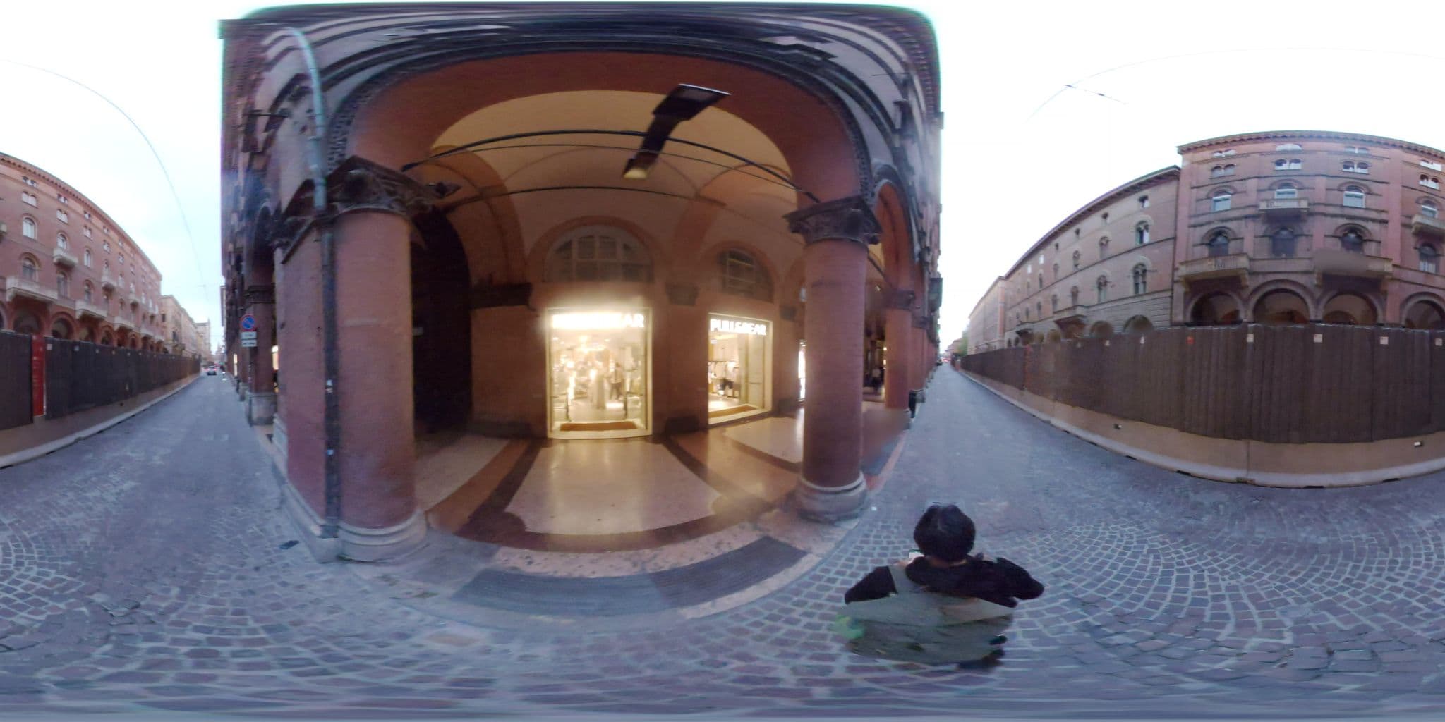 Street view near Hotel Metropolitan, Bologna