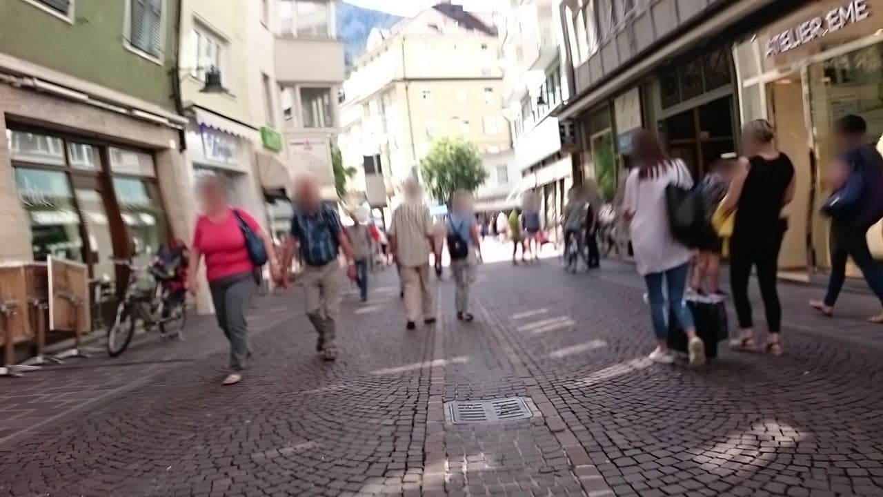 Street view near Feichter Hotel & Living Bozen Bolzano Südtirol Alto Adige, Bolzano — © voschix (CC BY-SA · Mapillary)
