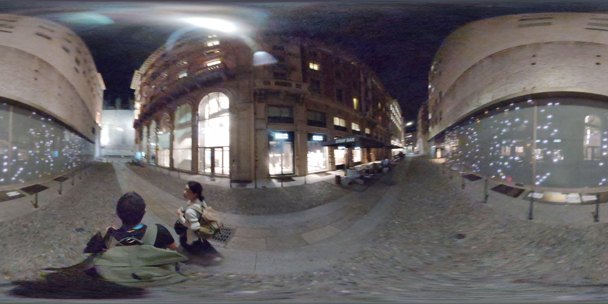 Street view near STRAFhotel, Milan