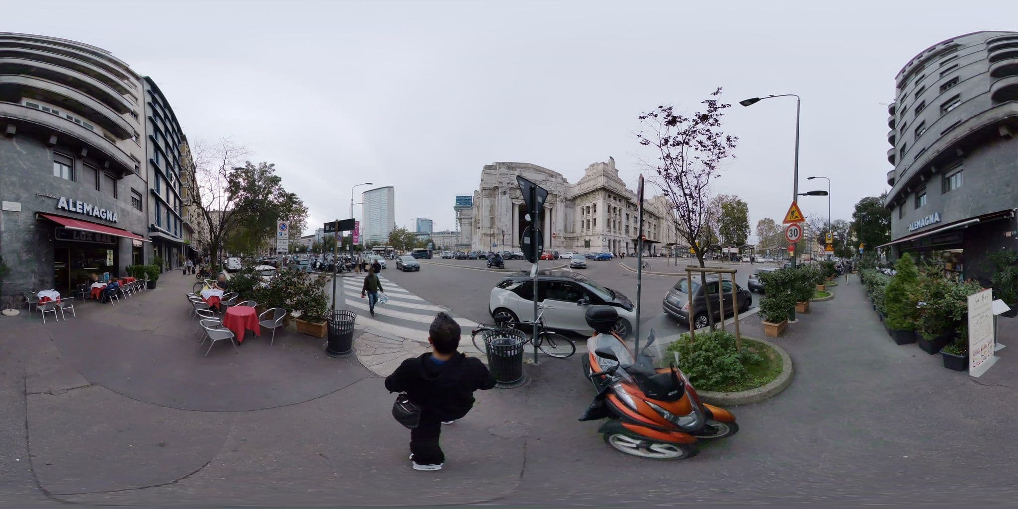 Street view near B&B HOTEL Milano Aosta, Brera — © mapconcierge (CC BY-SA · Mapillary)