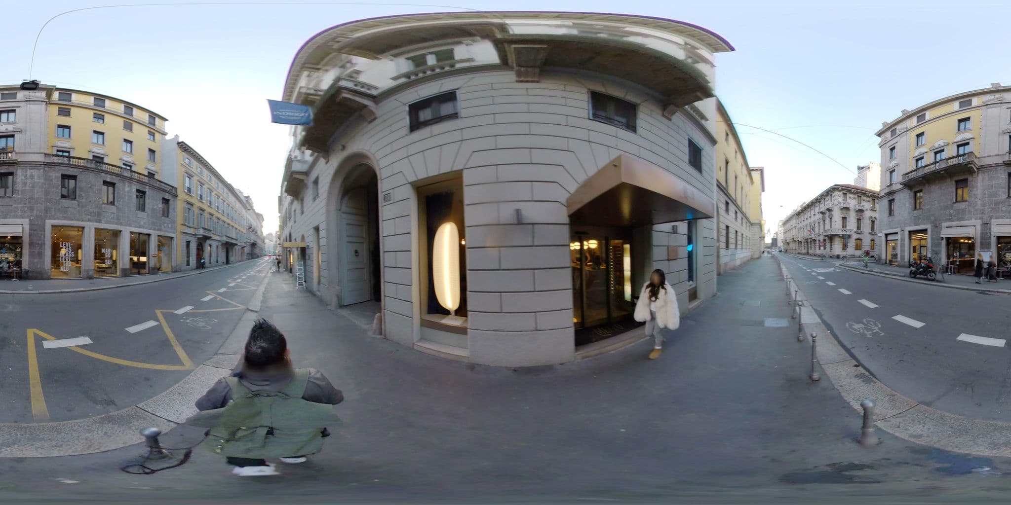 Street view near Hotel Indigo Milano, Milan