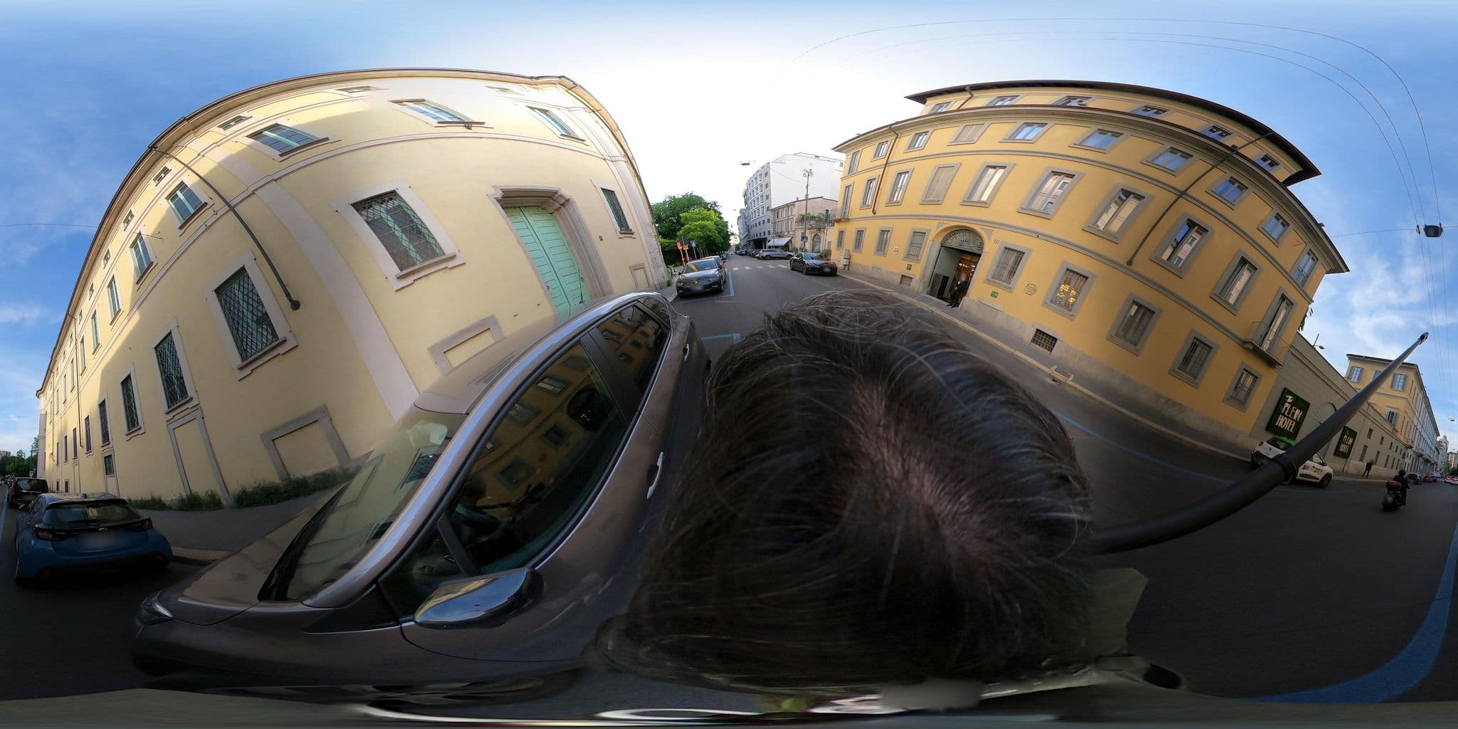 Street view near The Plein Hotel, Small Luxury Hotels of the World, Brera